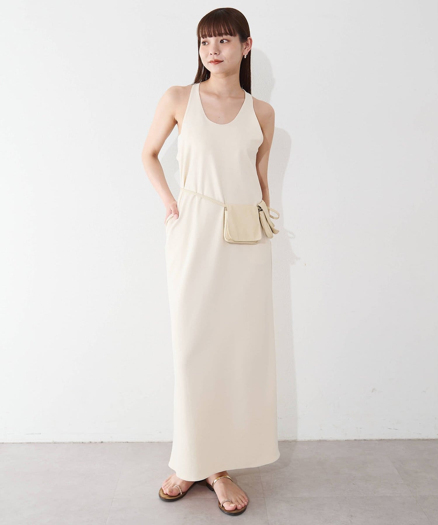 Whim Gazette(ウィム ガゼット) 【THE BAAT】round back One-piece