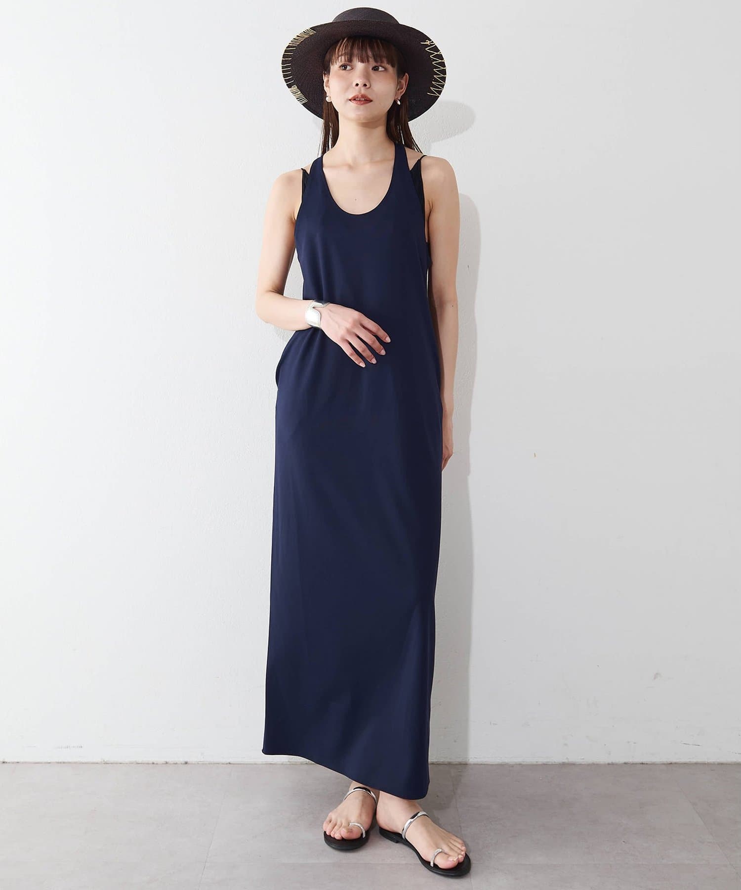 Whim Gazette(ウィム ガゼット) 【THE BAAT】round back One-piece