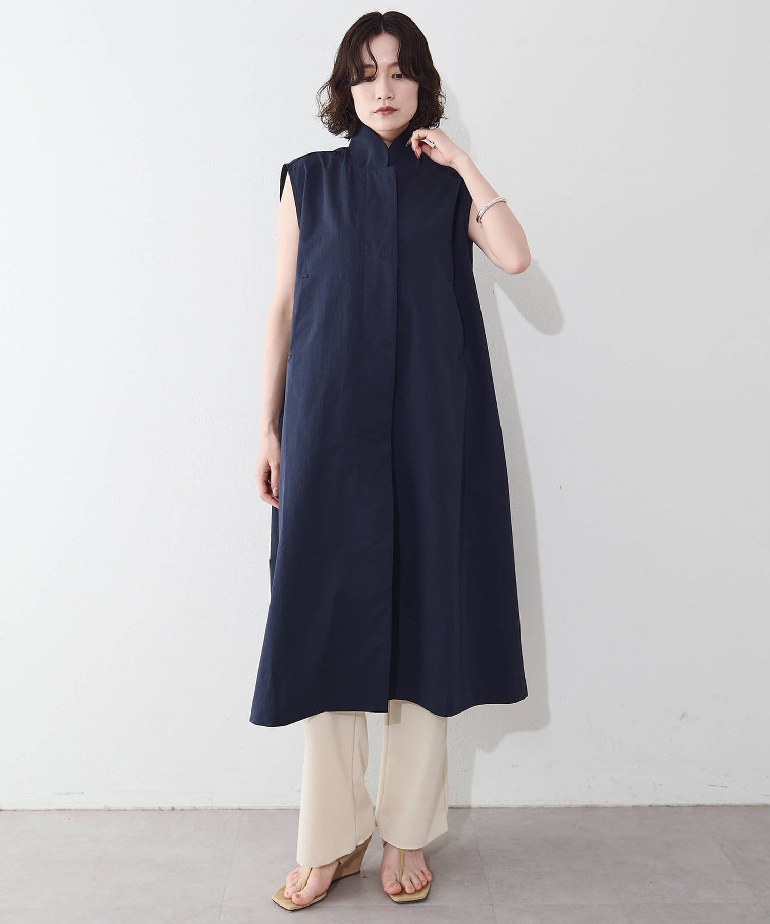 Whim Gazette(ウィム ガゼット) 【THE BAAT】cape coat
