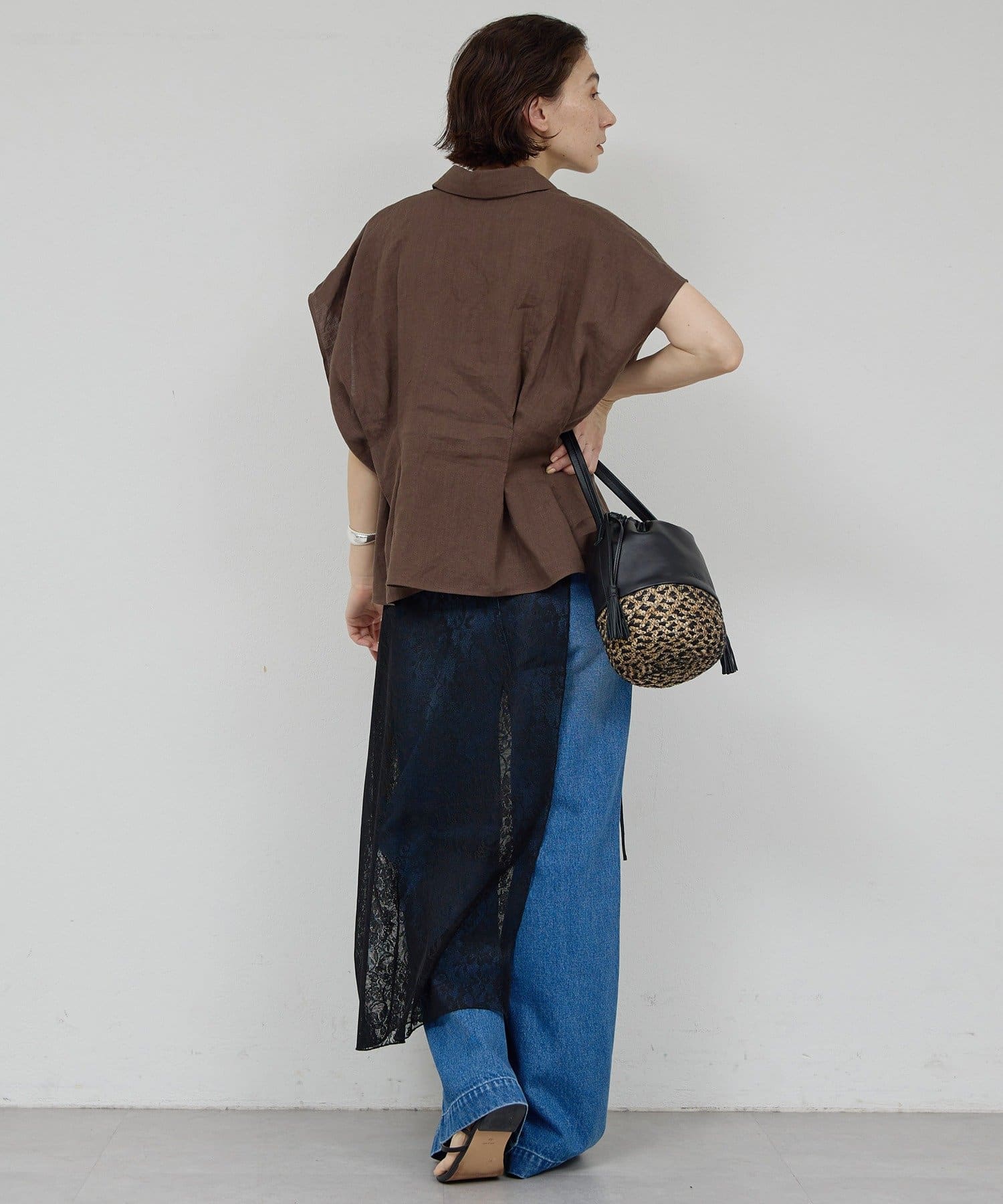 GALLARDAGALANTE(ガリャルダガランテ) 【4/24(金)12：00予約開始】【大人のレイヤードスタイルが叶う】レースラップスカート