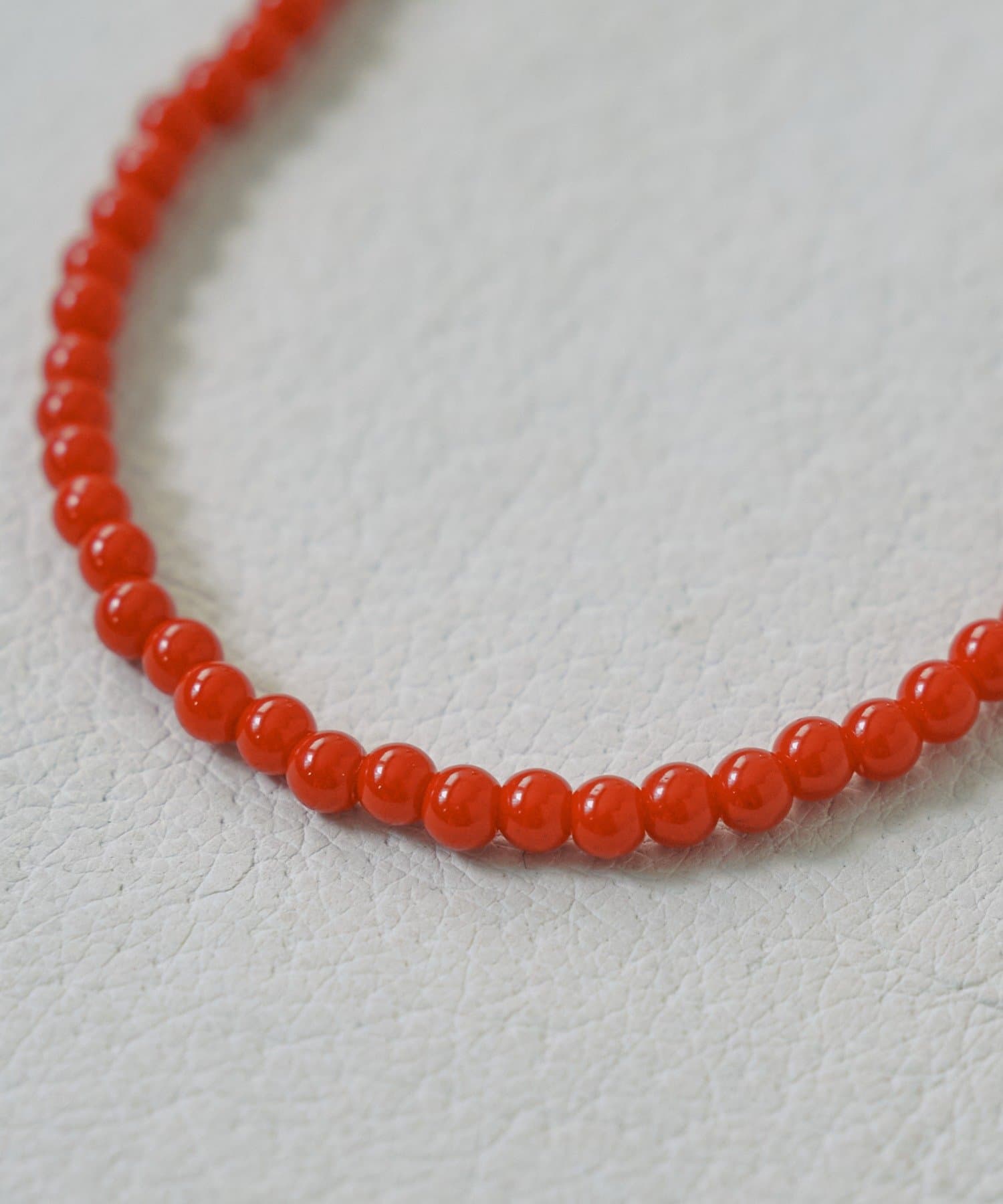 SHENERY(シーナリー) ガラス/オニキスビーズネックレス4mm