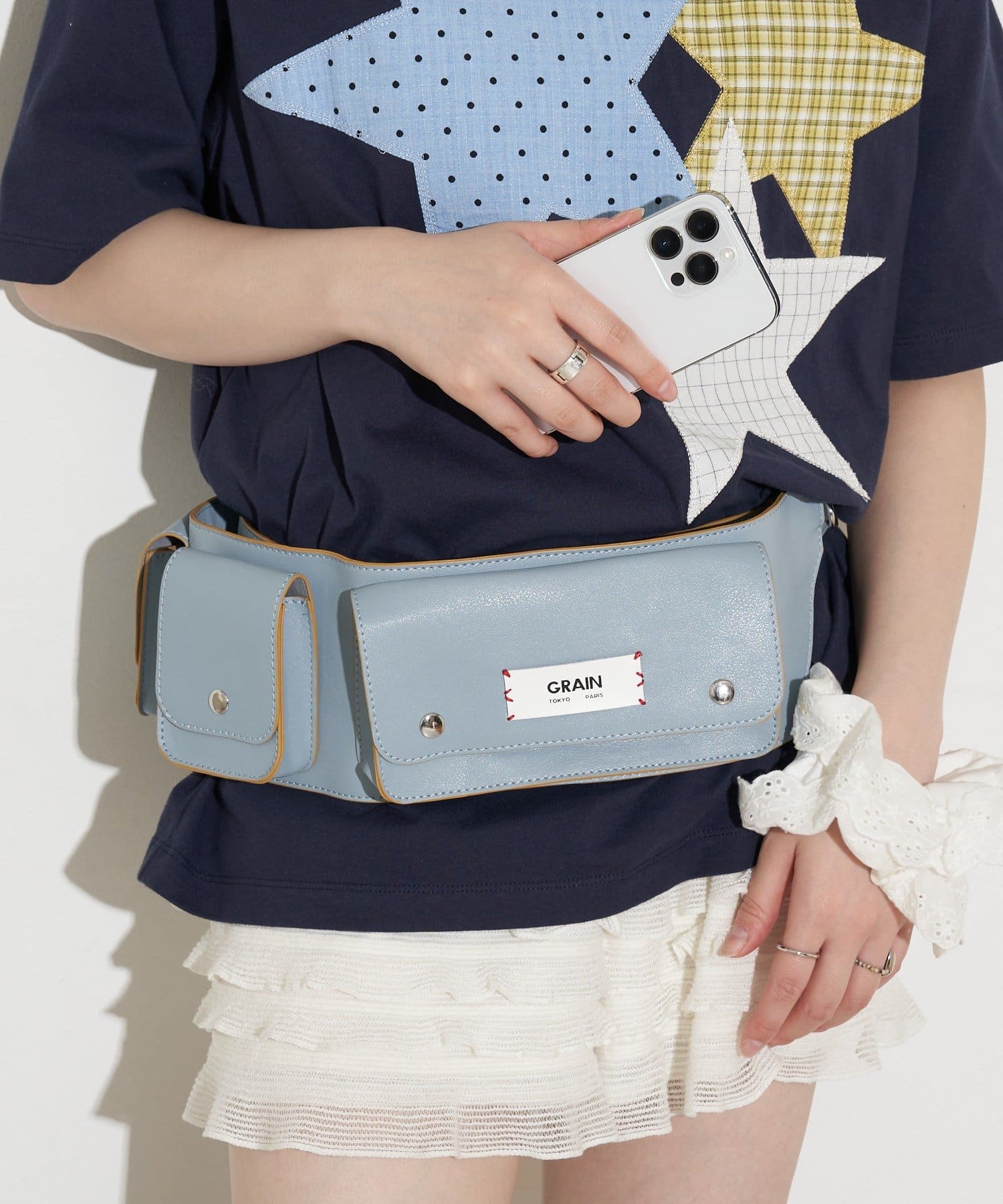 CIAOPANIC(チャオパニック) 【GRAIN/グレイン】レザーポケットベルトポーチ