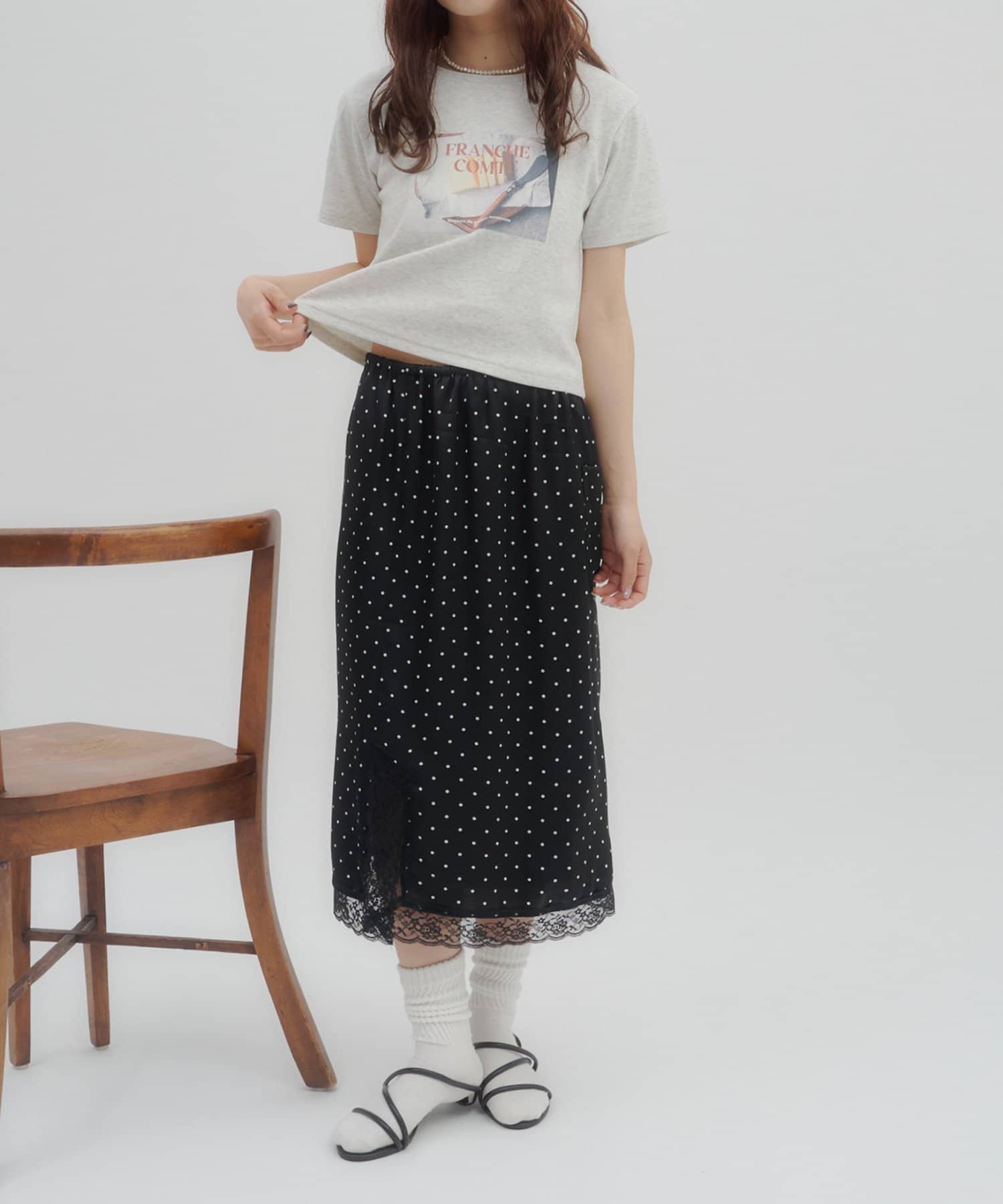 DISCOAT(ディスコート) 【umm.】リブグラフィックアソートTシャツ