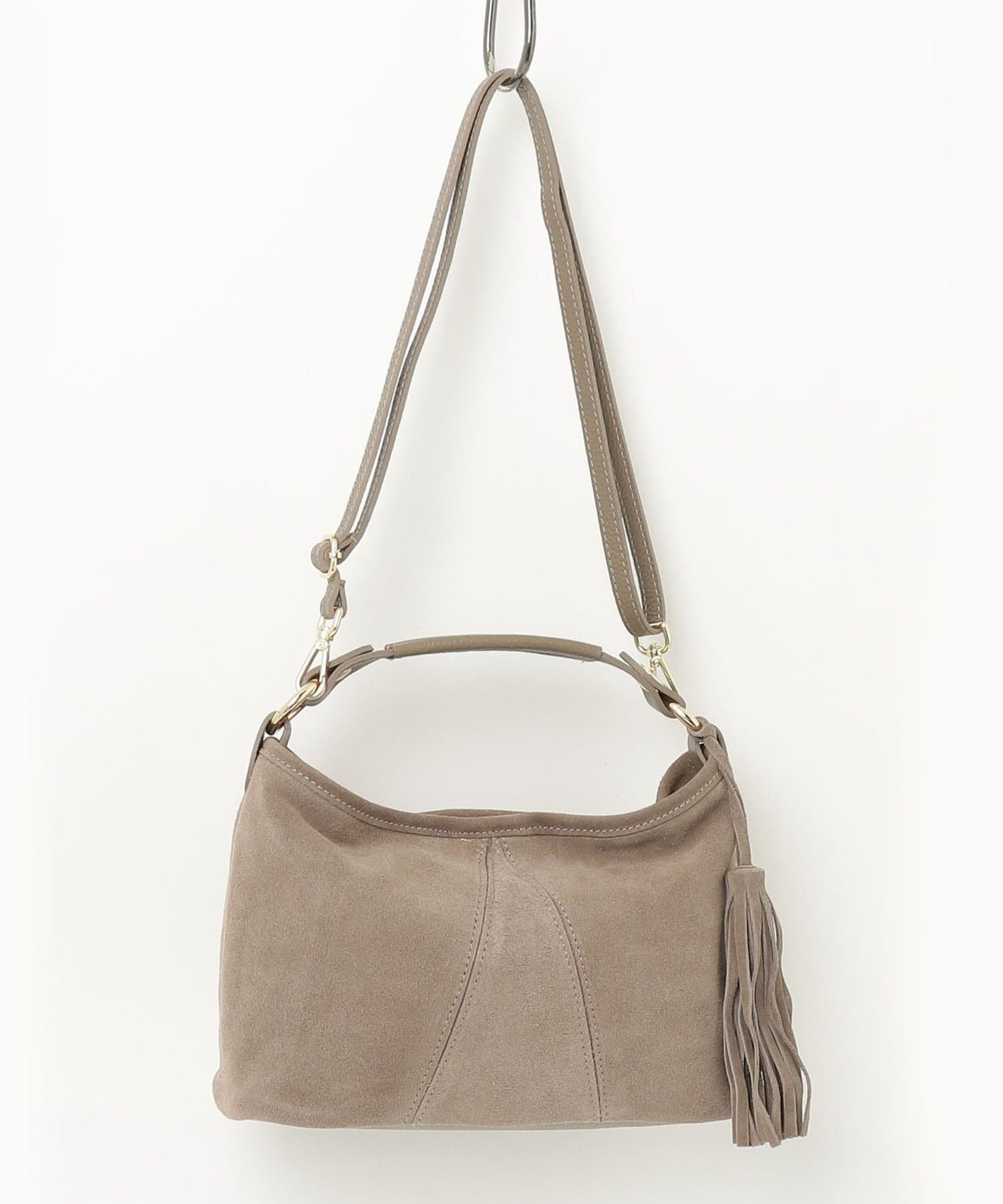 FREDY & GLOSTER(フレディ アンド グロスター) 【AULENTTI/オーレンティ】スエードタッセルワンハンドルバッグ