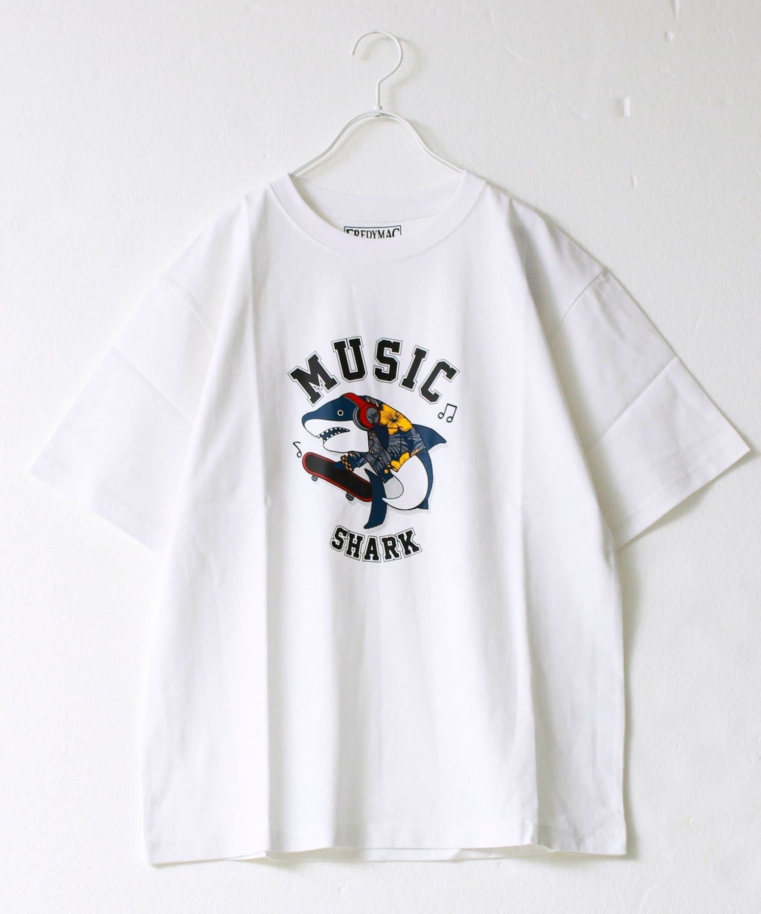 FREDY & GLOSTER(フレディ アンド グロスター) 【マックT】【MACSHARK MUSIC】オリジナル ボディ Tシャツ