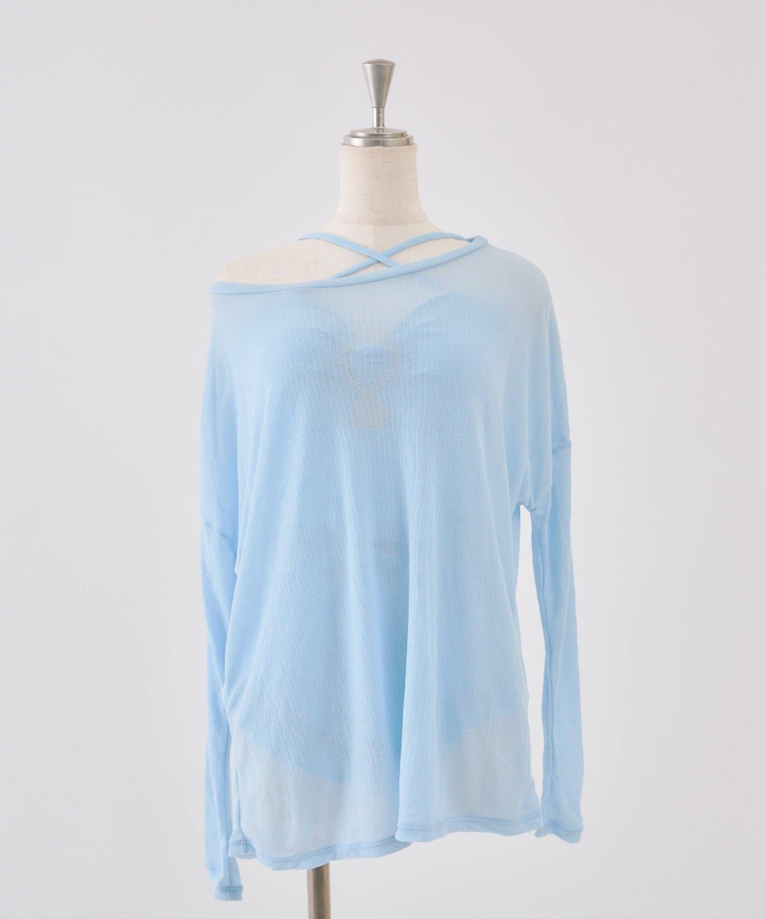 Remind me and forever(リマインドミーアンドフォーエバー) 【セットアイテム】シアープルオーバー付きフリル水着