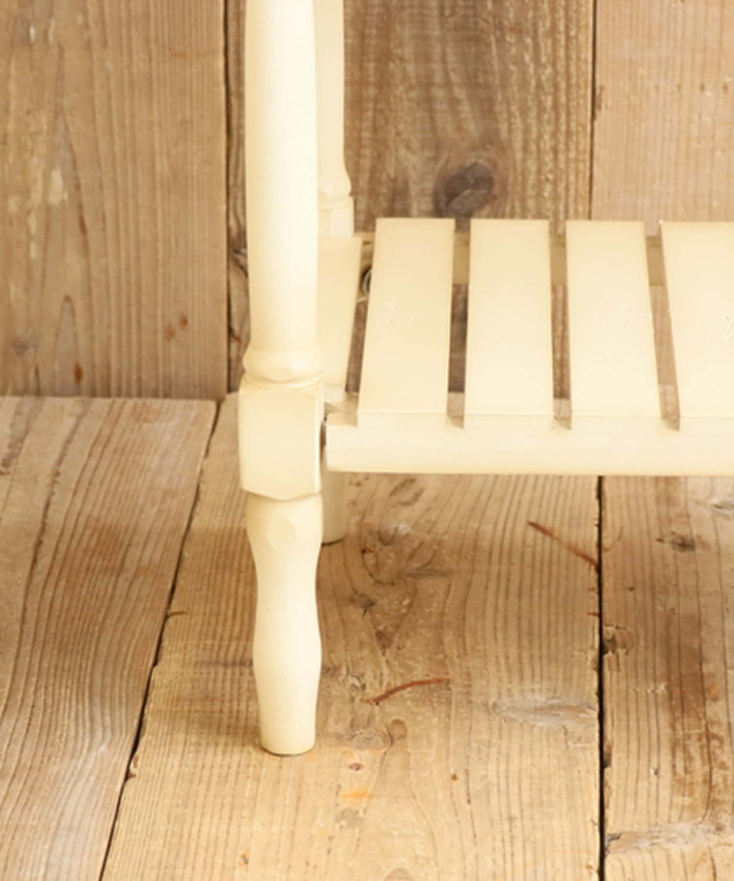 salut!(サリュ) 《WEB限定再入荷》ホワイト引き出し付きシェルフ