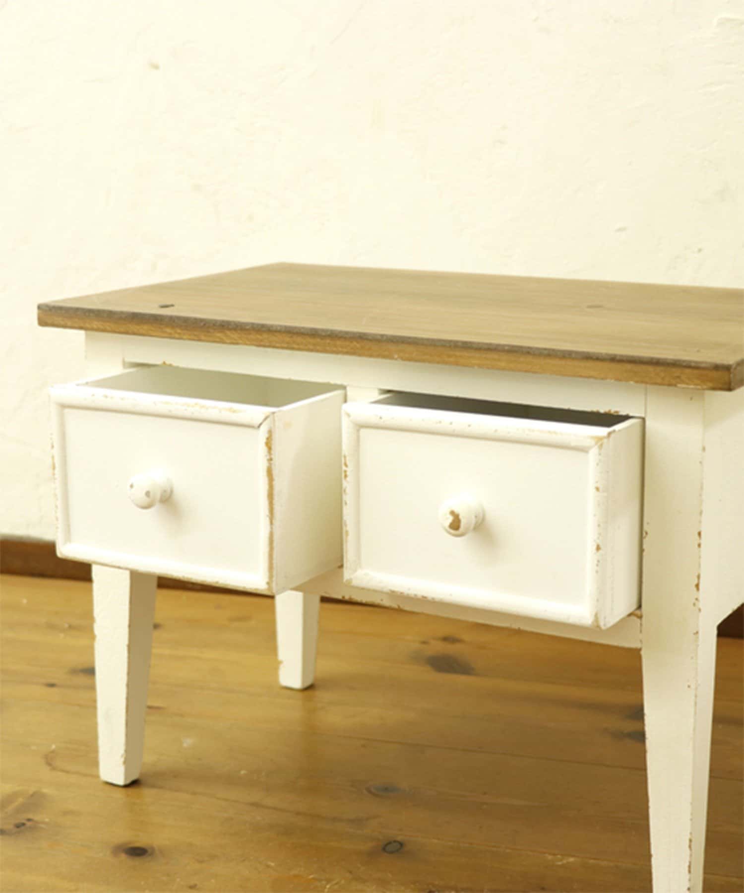 salut!(サリュ) 《WEB限定再入荷》引き出し付きミニテーブル