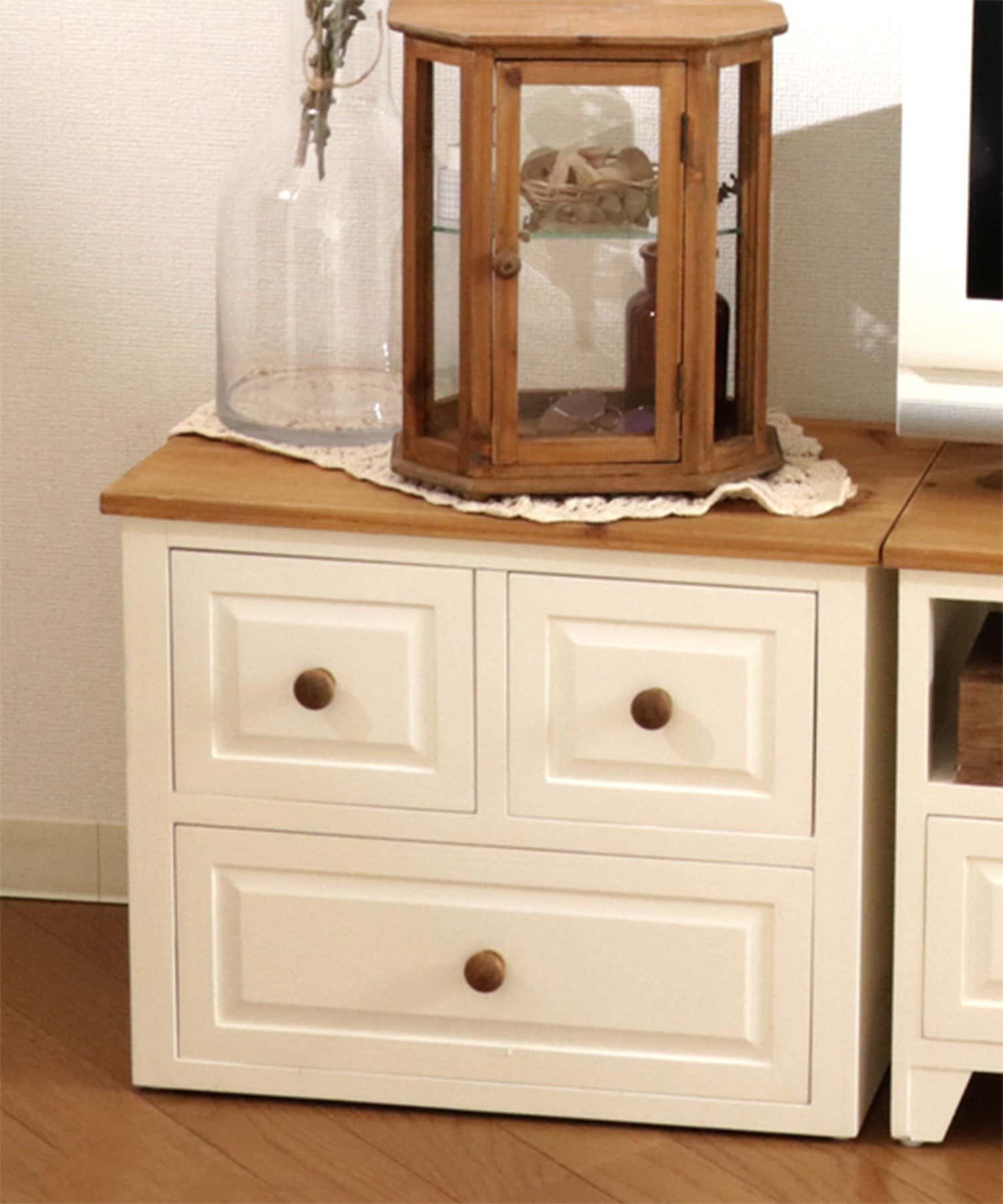 salut!(サリュ) 《WEB限定再入荷》オールドウッド2段チェスト