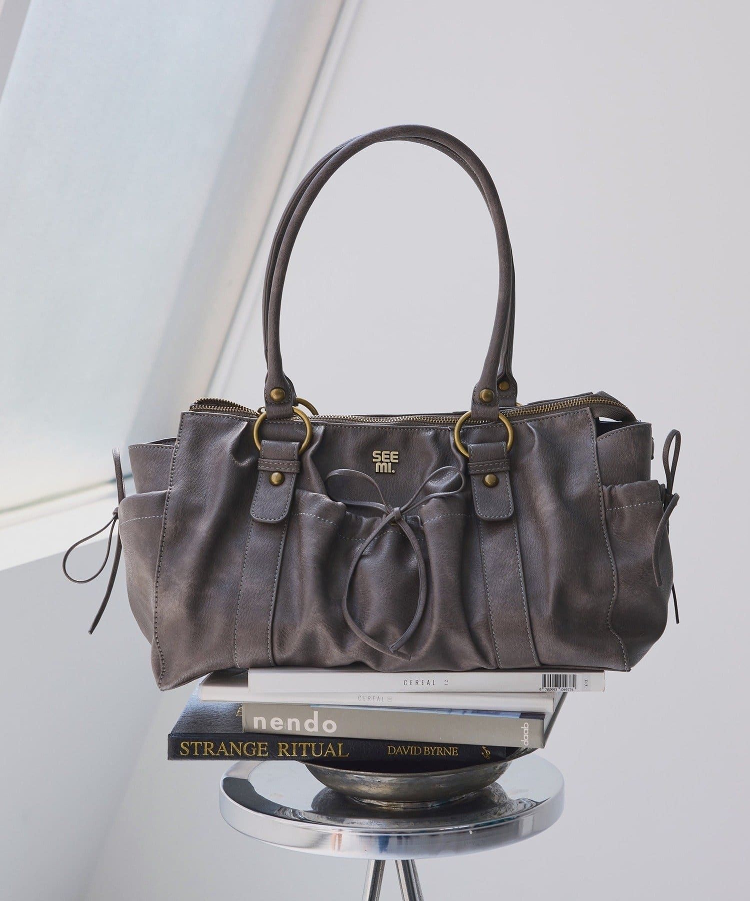 NICE CLAUP / OLIVE des OLIVE OUTLET(ナイスクラップ  / オリーブ デ オリーブ アウトレット) 【Seemi.】ドロストバッグ