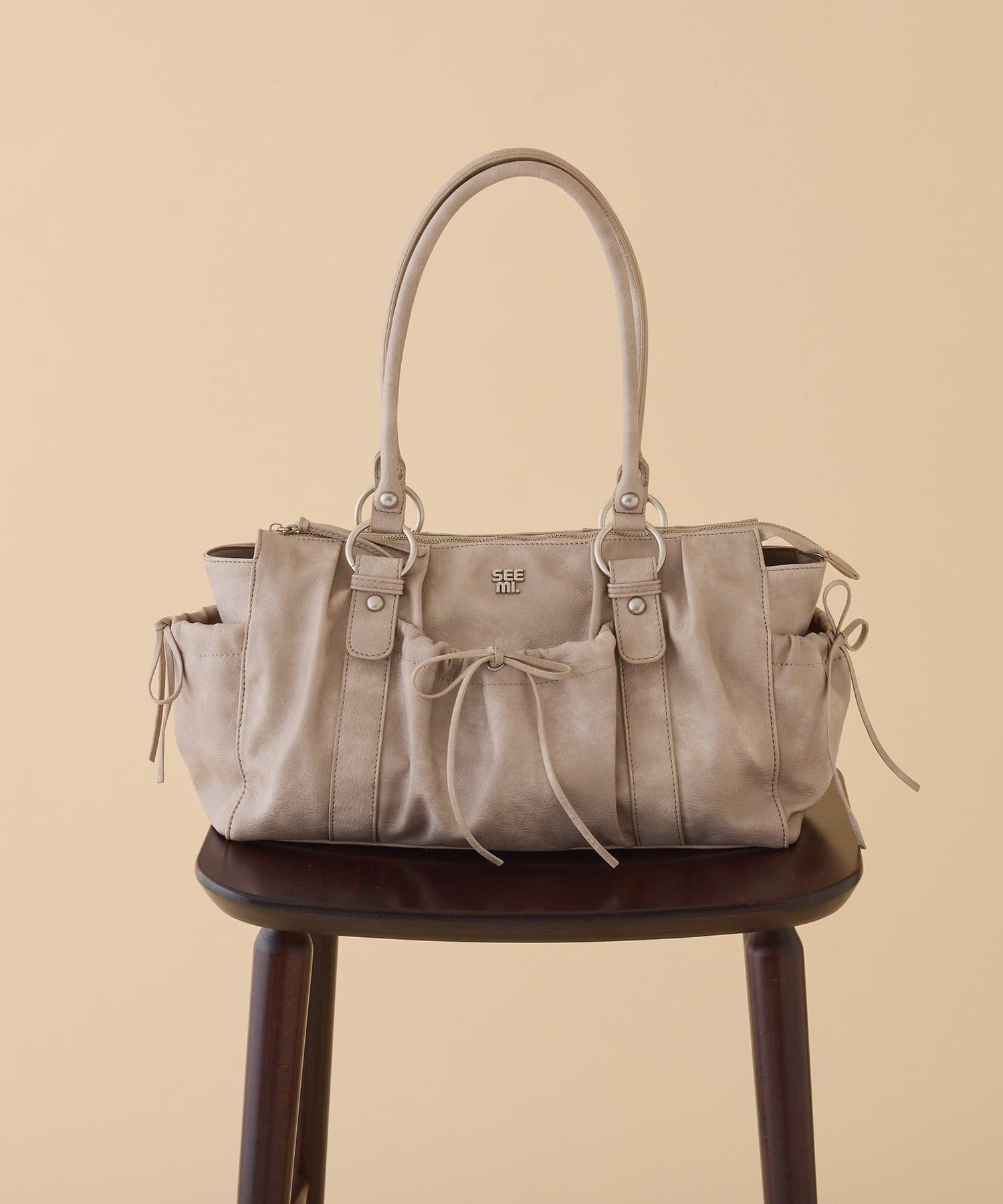 NICE CLAUP / OLIVE des OLIVE OUTLET(ナイスクラップ  / オリーブ デ オリーブ アウトレット) 【Seemi.】ドロストバッグ