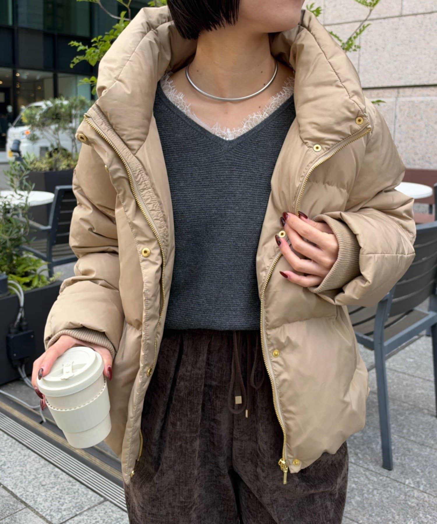 Jena　espace merveilleux(ジェナ　エスパスメルヴェイユ) ショートダウンジャケット