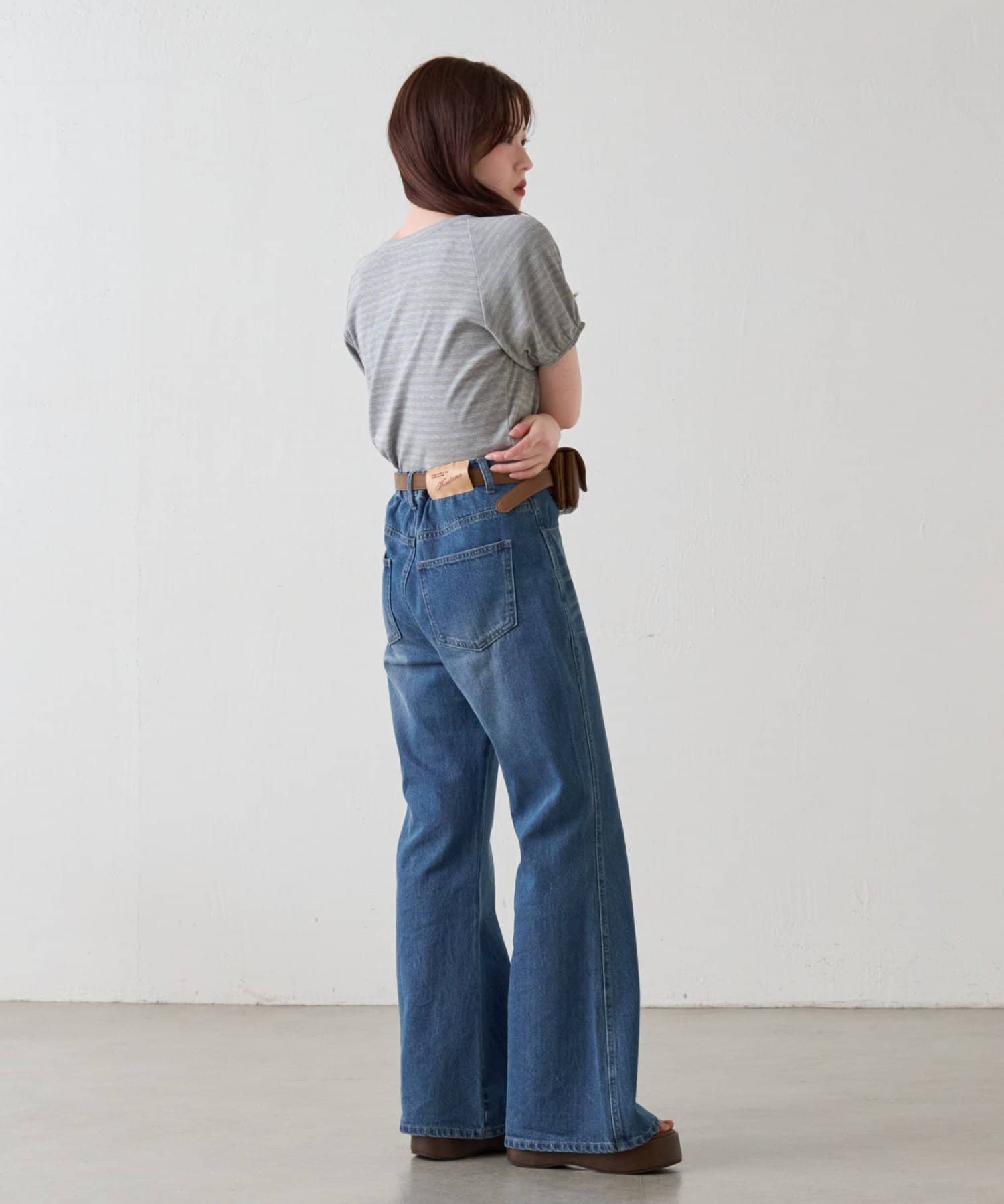 Kastane(カスタネ) 【4.19(日)0:00発売】ボウタイボーダーtee