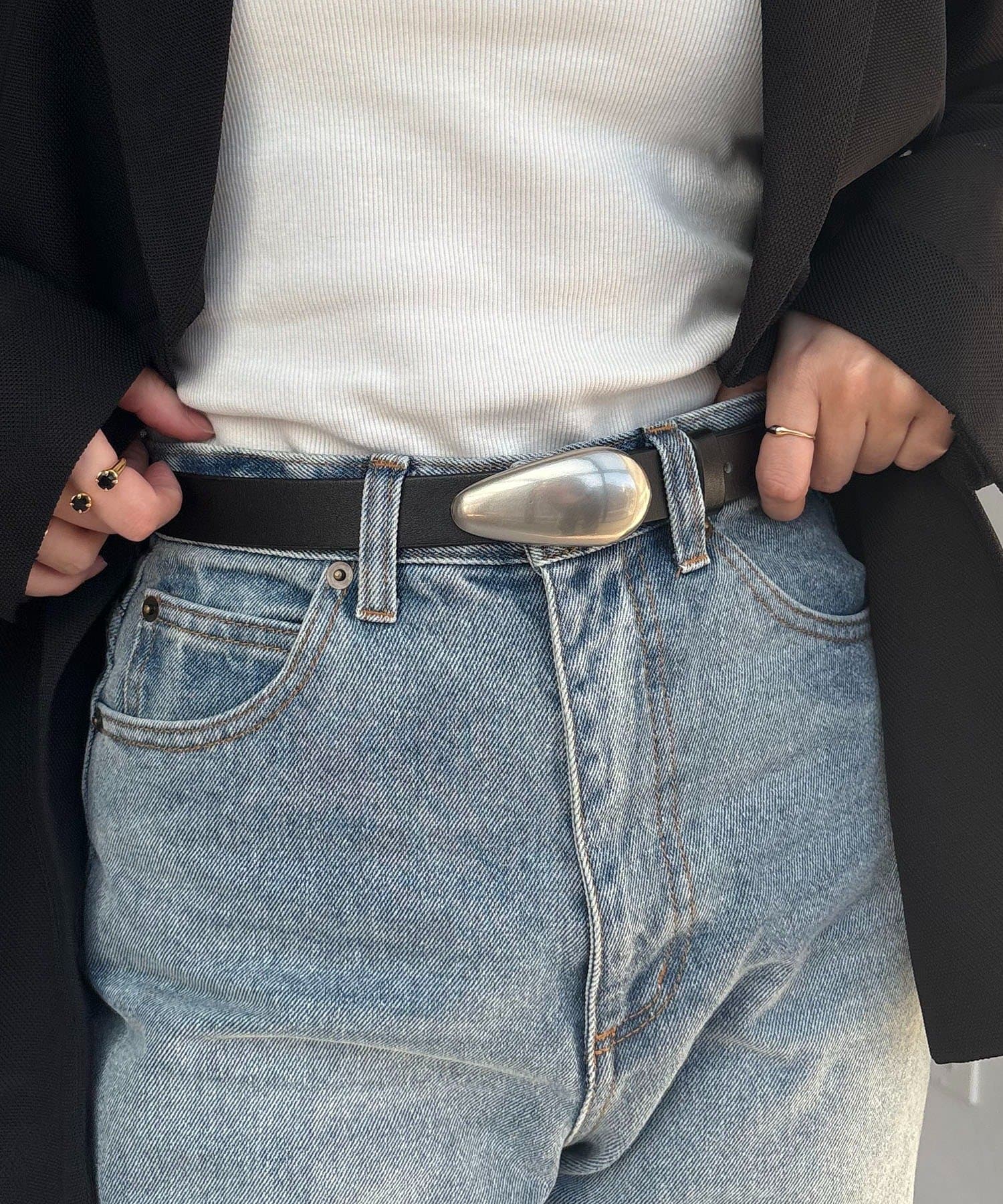 CAPRICIEUX LE'MAGE(カプリシュレマージュ) エッグバックルスエードベルト