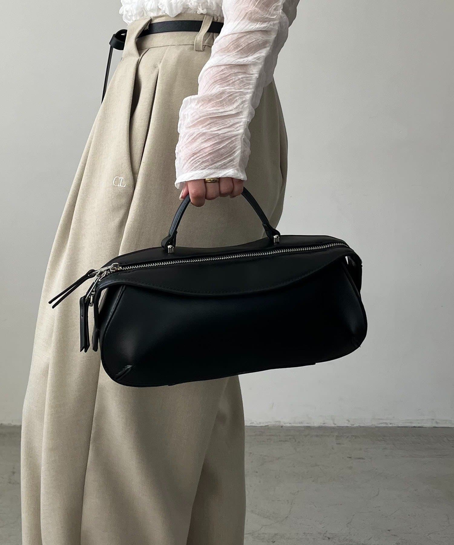 CAPRICIEUX LE'MAGE(カプリシュレマージュ) 【上品見え◎】ミニマルトップハンドルBAG