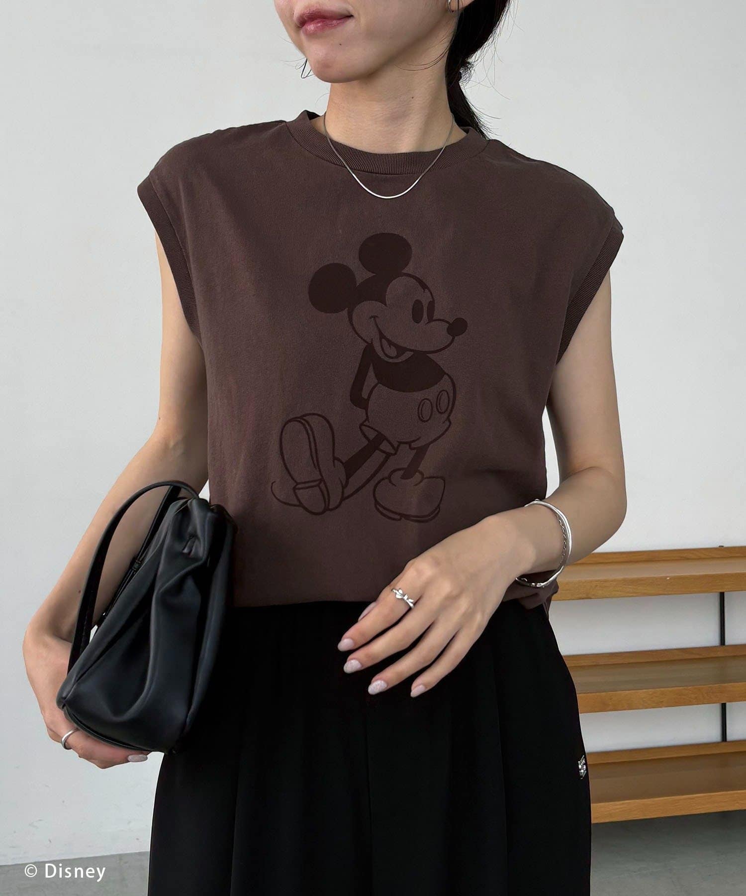 CAPRICIEUX LE'MAGE(カプリシュレマージュ) 〈GOOD ROCK SPEED〉MickeyスリーブレスTシャツ