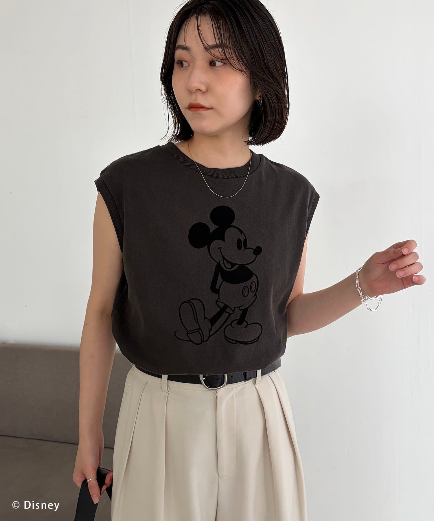 CAPRICIEUX LE'MAGE(カプリシュレマージュ) 〈GOOD ROCK SPEED〉MickeyスリーブレスTシャツ