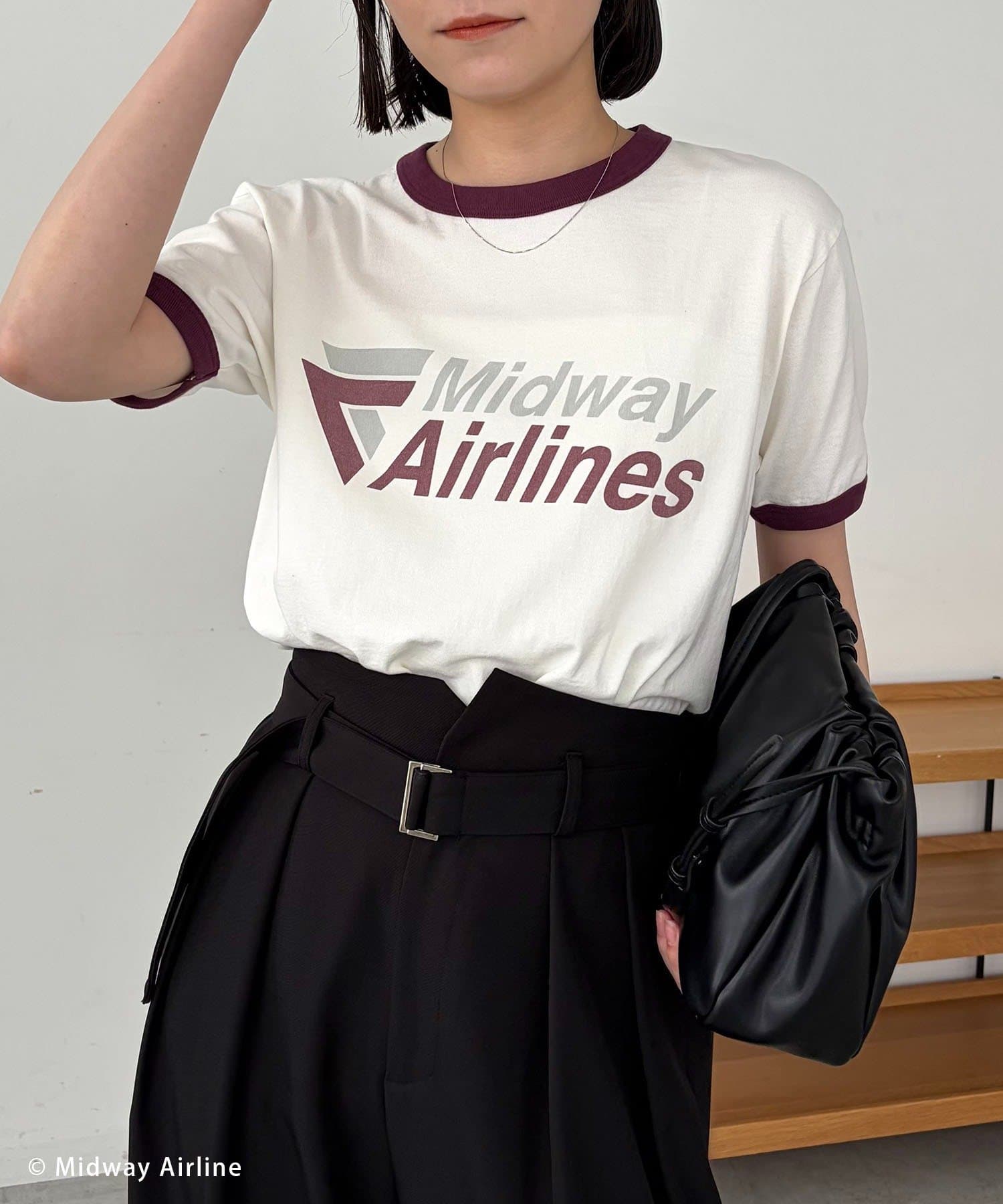CAPRICIEUX LE'MAGE(カプリシュレマージュ) 〈GOOD ROCK SPEED〉MidwayAirline Tシャツ