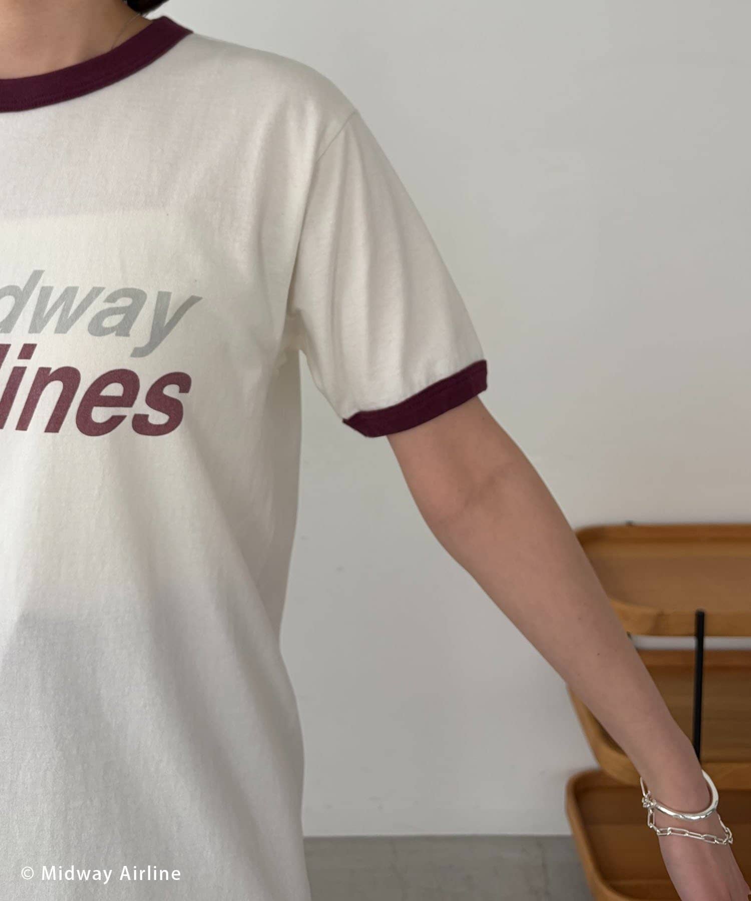CAPRICIEUX LE'MAGE(カプリシュレマージュ) 〈GOOD ROCK SPEED〉MidwayAirline Tシャツ