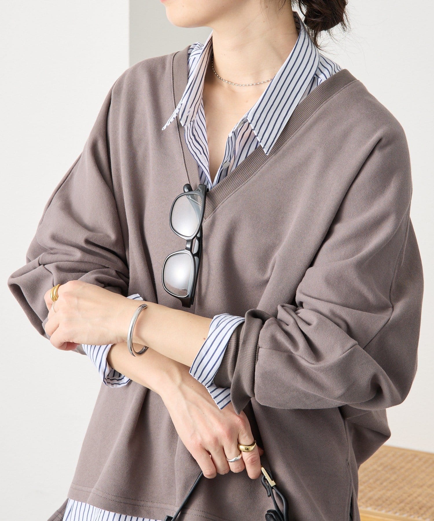 OUTLET(アウトレット) 【RIVE DROITE】ドルマンオーバースウェット