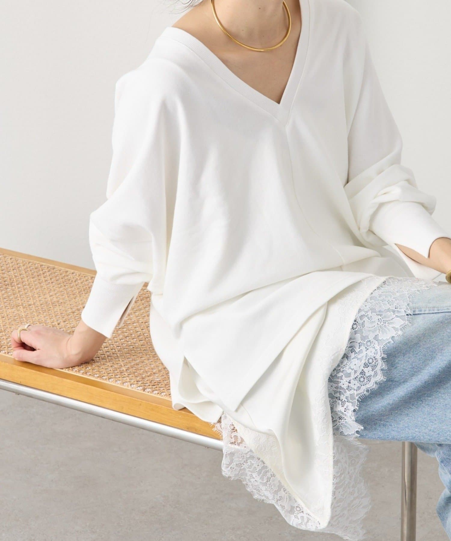 OUTLET(アウトレット) 【RIVE DROITE】ドルマンオーバースウェット