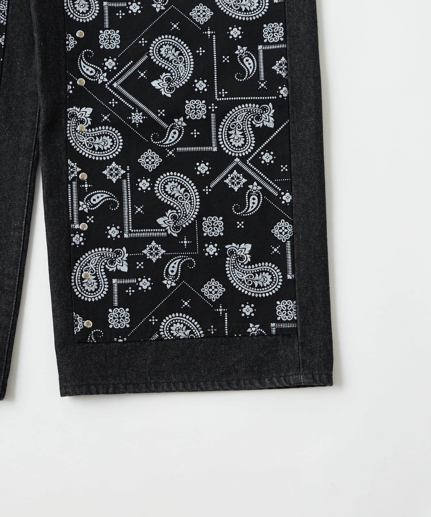 OUTLET(アウトレット) 【WHO'S WHO gallery】ペイズリーダブルニーデニム