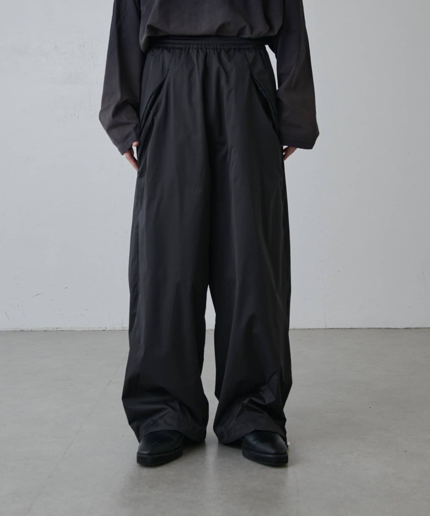 OUTLET(アウトレット) 【Lui's】シルク混ソフトタッチイージーパンツ