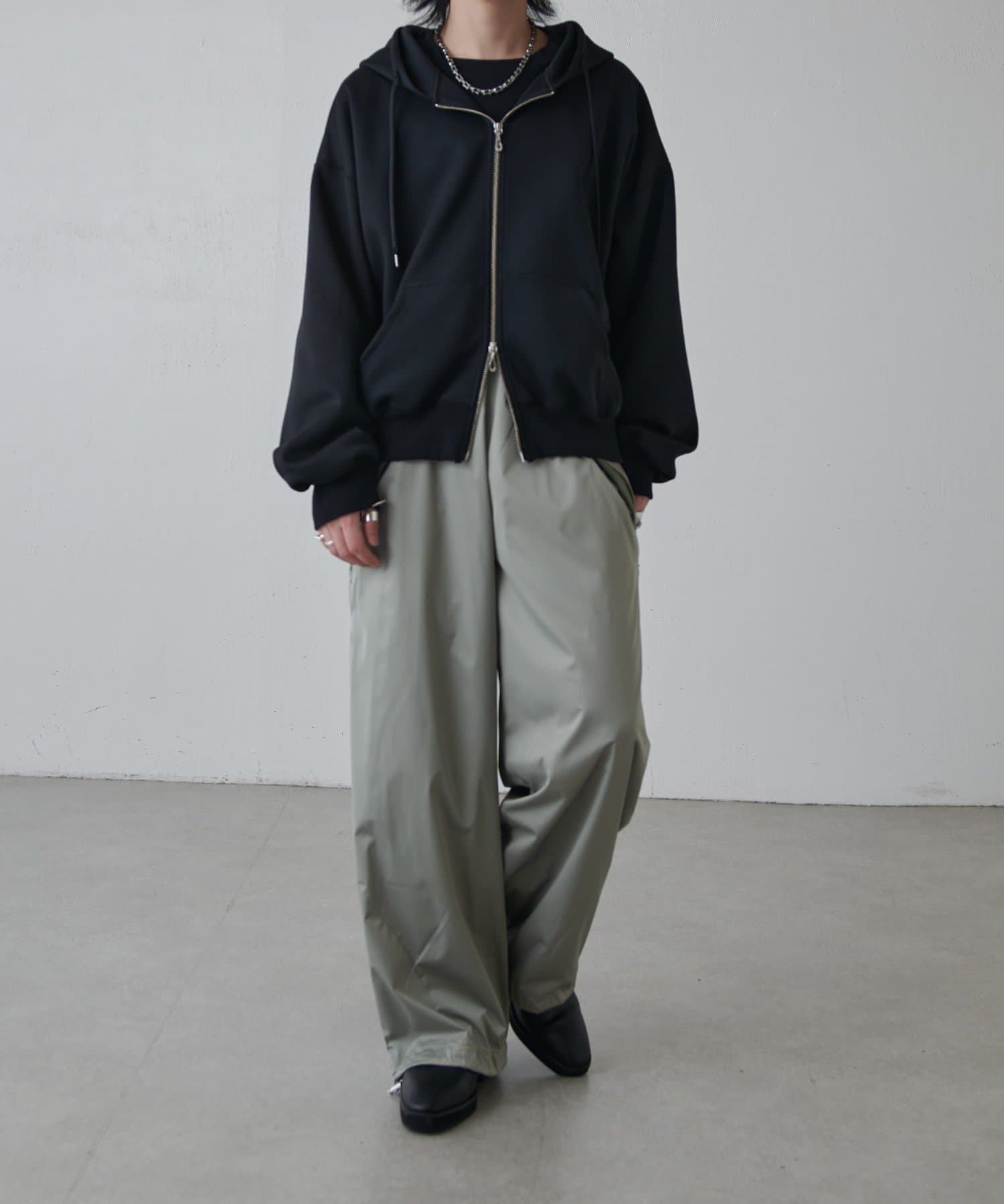 OUTLET(アウトレット) 【Lui's】シルク混ソフトタッチイージーパンツ