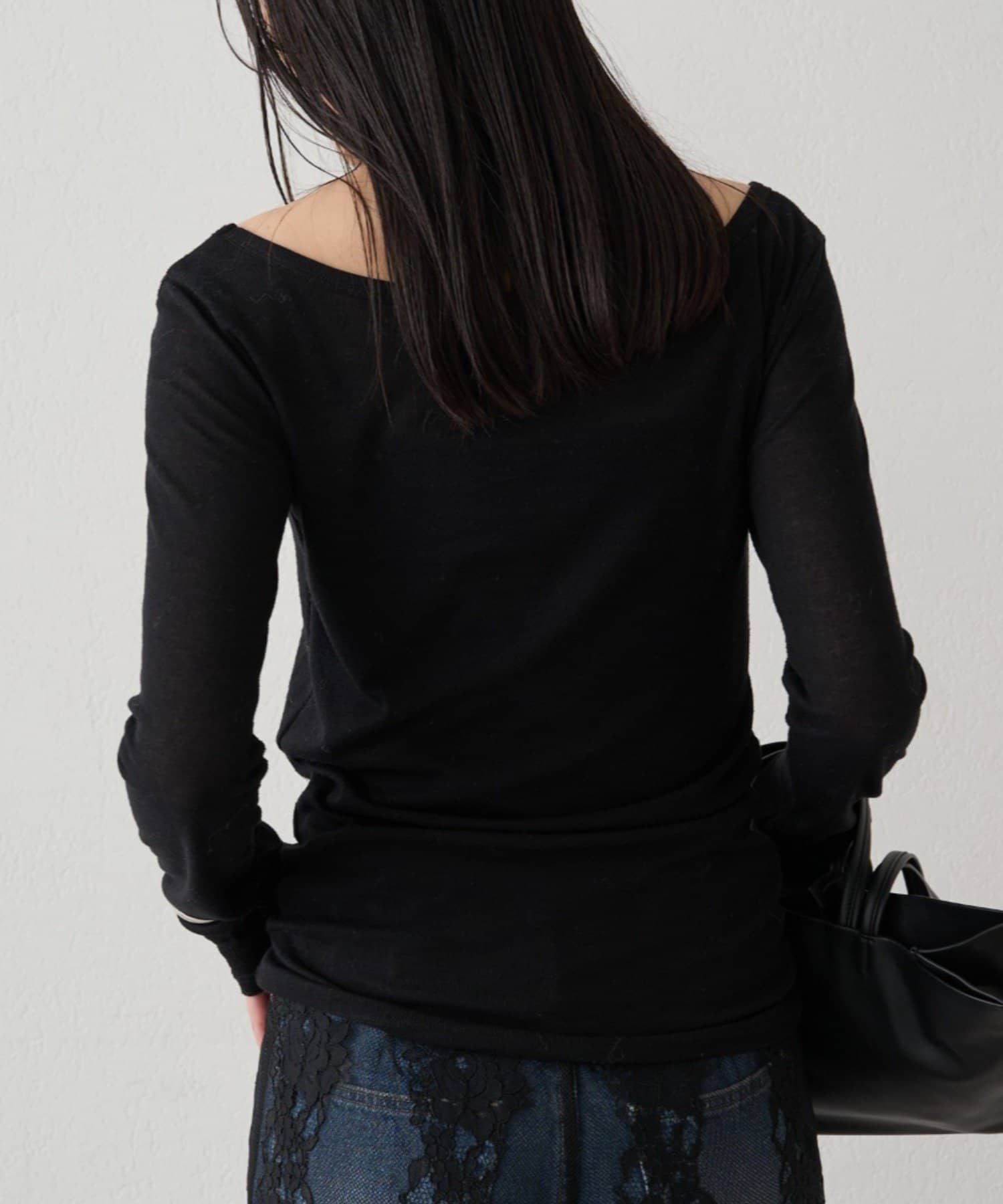 OUTLET(アウトレット) 【Loungedress】ラウンドシアーカットソー