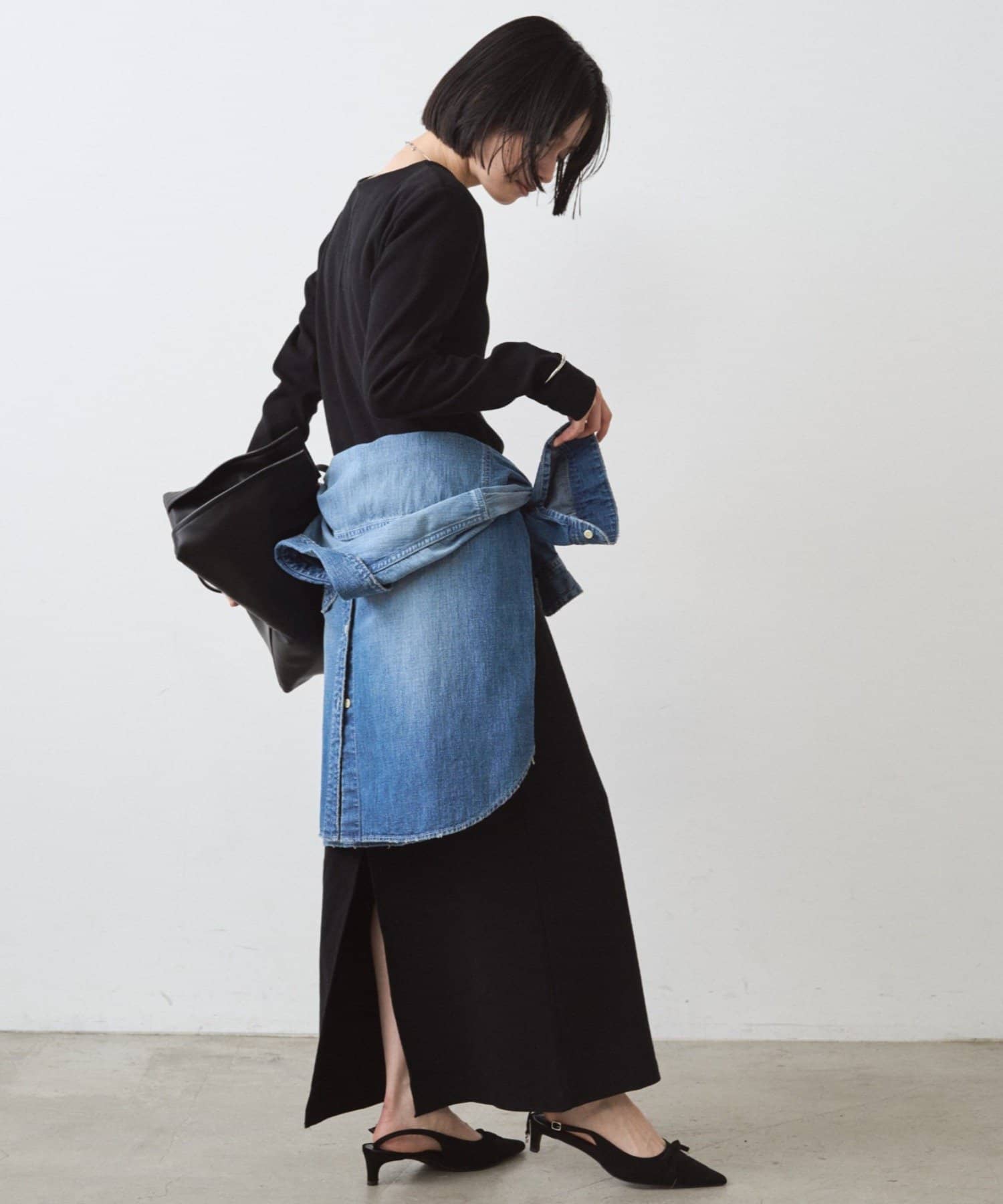 OUTLET(アウトレット) 【Loungedress】パワショルカットワンピース