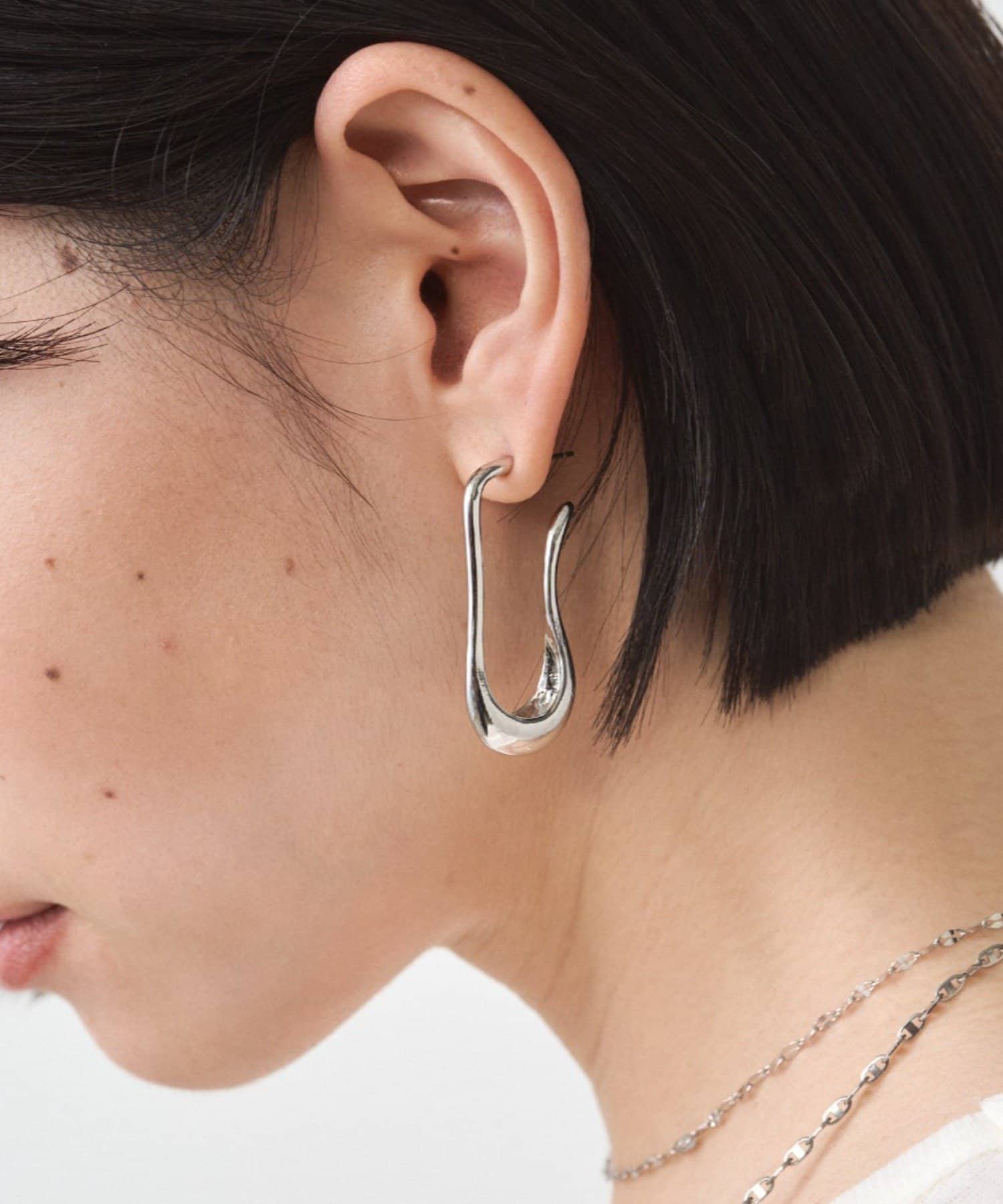 OUTLET(アウトレット) 【Loungedress】【GALENA/ガレナ】ニュアンスラインピアス