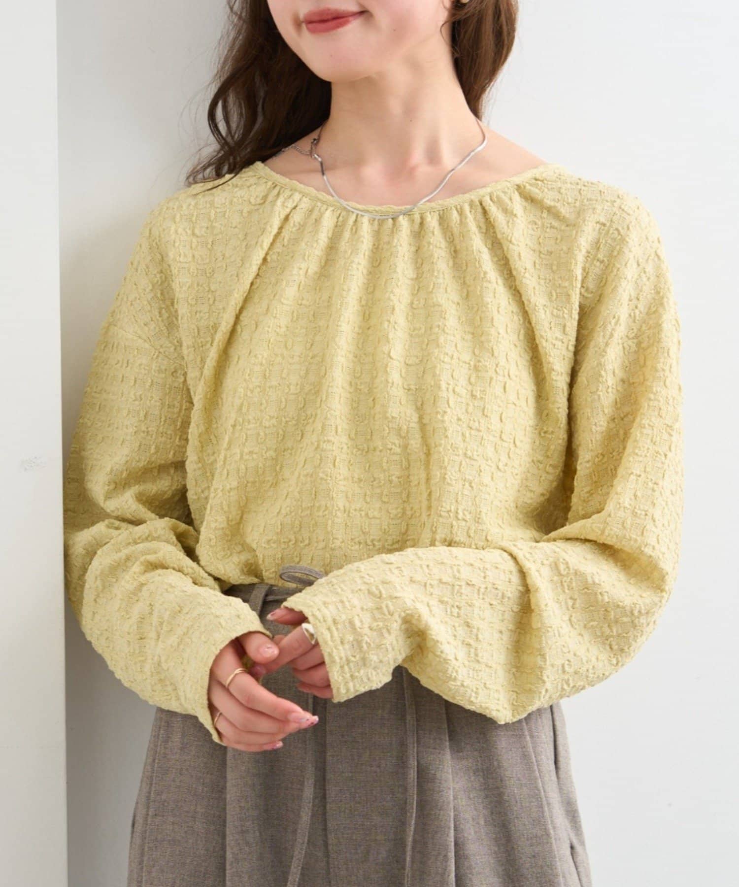 OUTLET(アウトレット) 【Kastane】B バックリボンカットソートップス