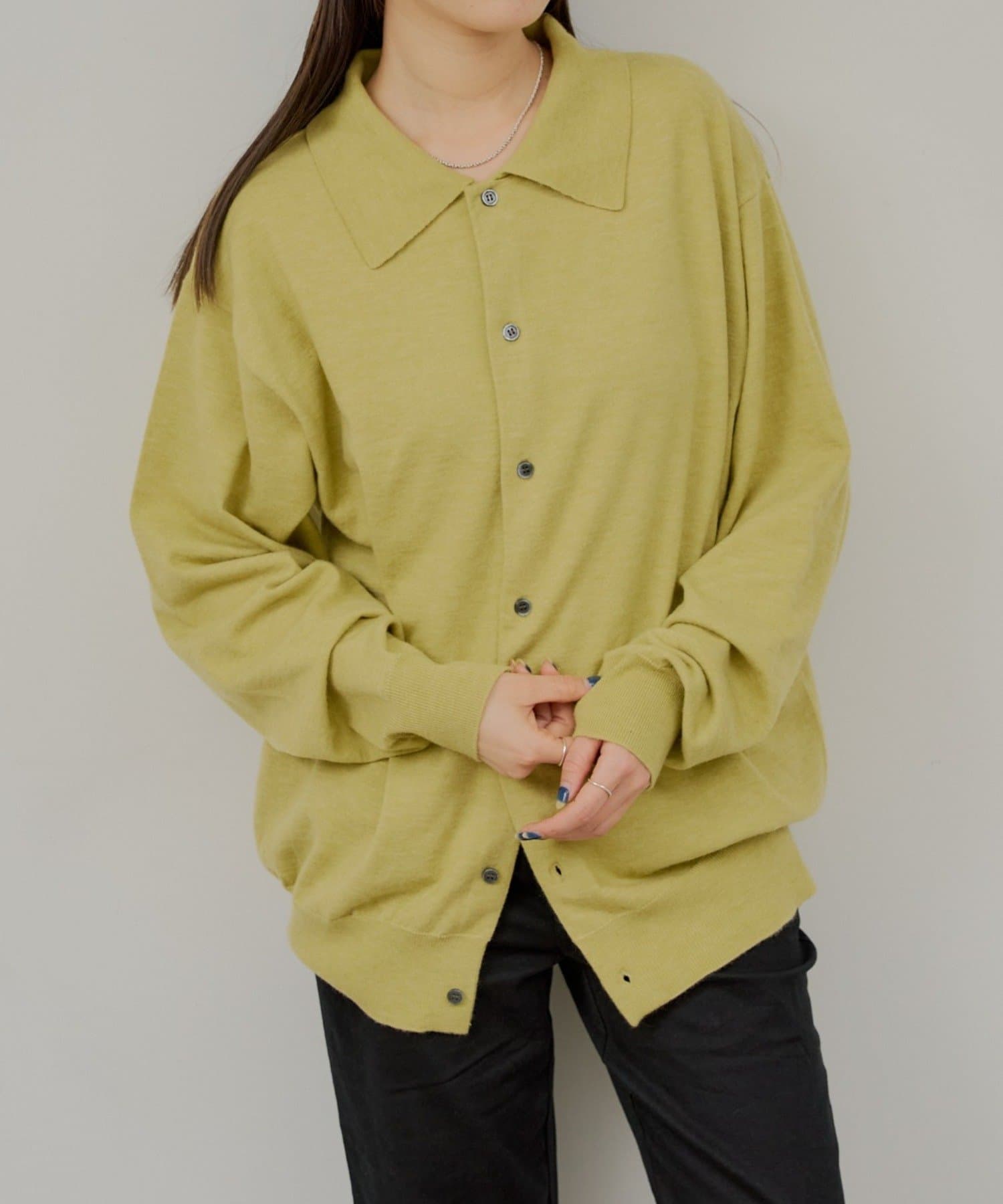 OUTLET(アウトレット) 【Kastane】ファインニットシャツ