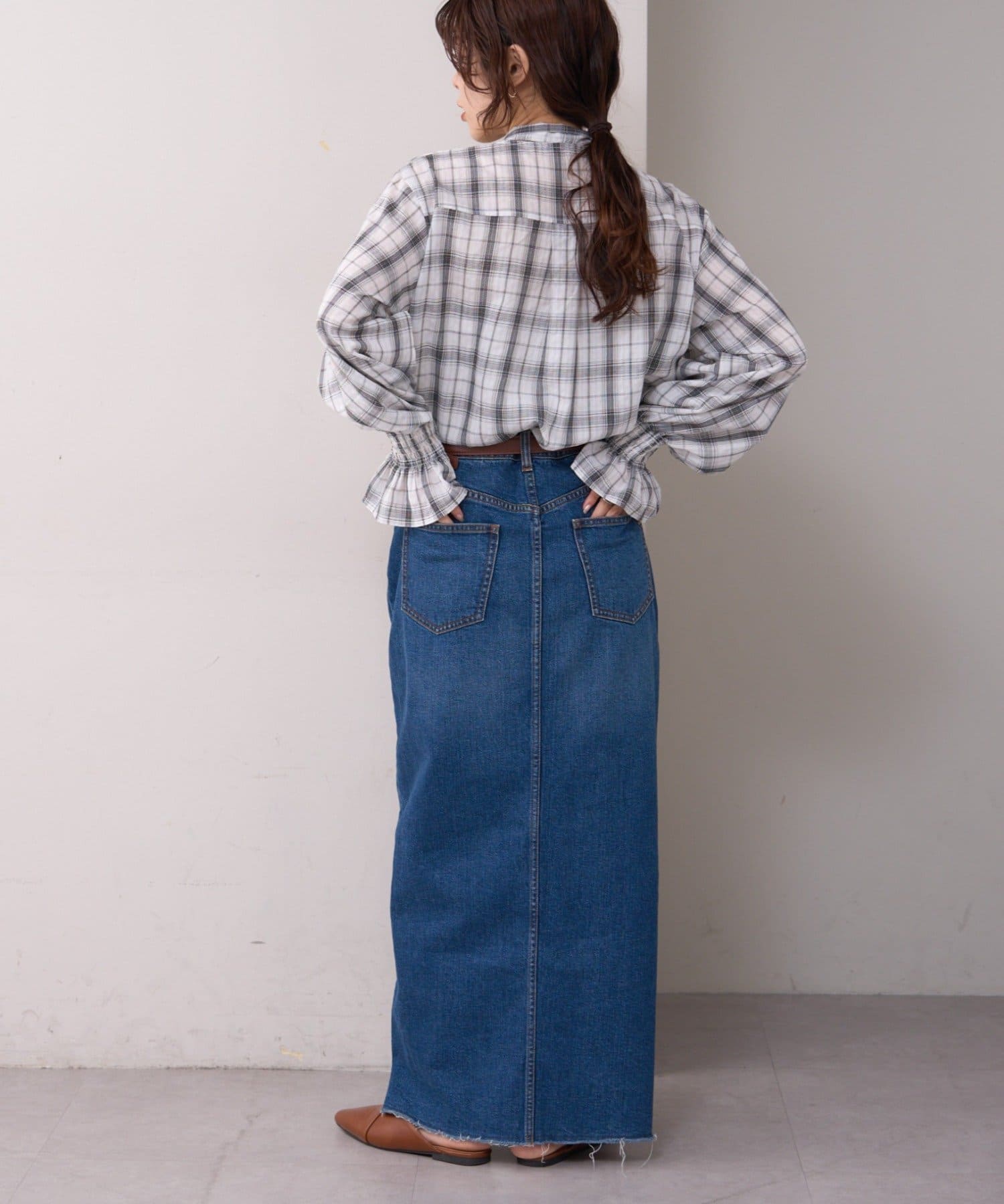 OUTLET(アウトレット) 【CIAOPANIC TYPY】【willow】ボウタイ袖シャーリングシャツ