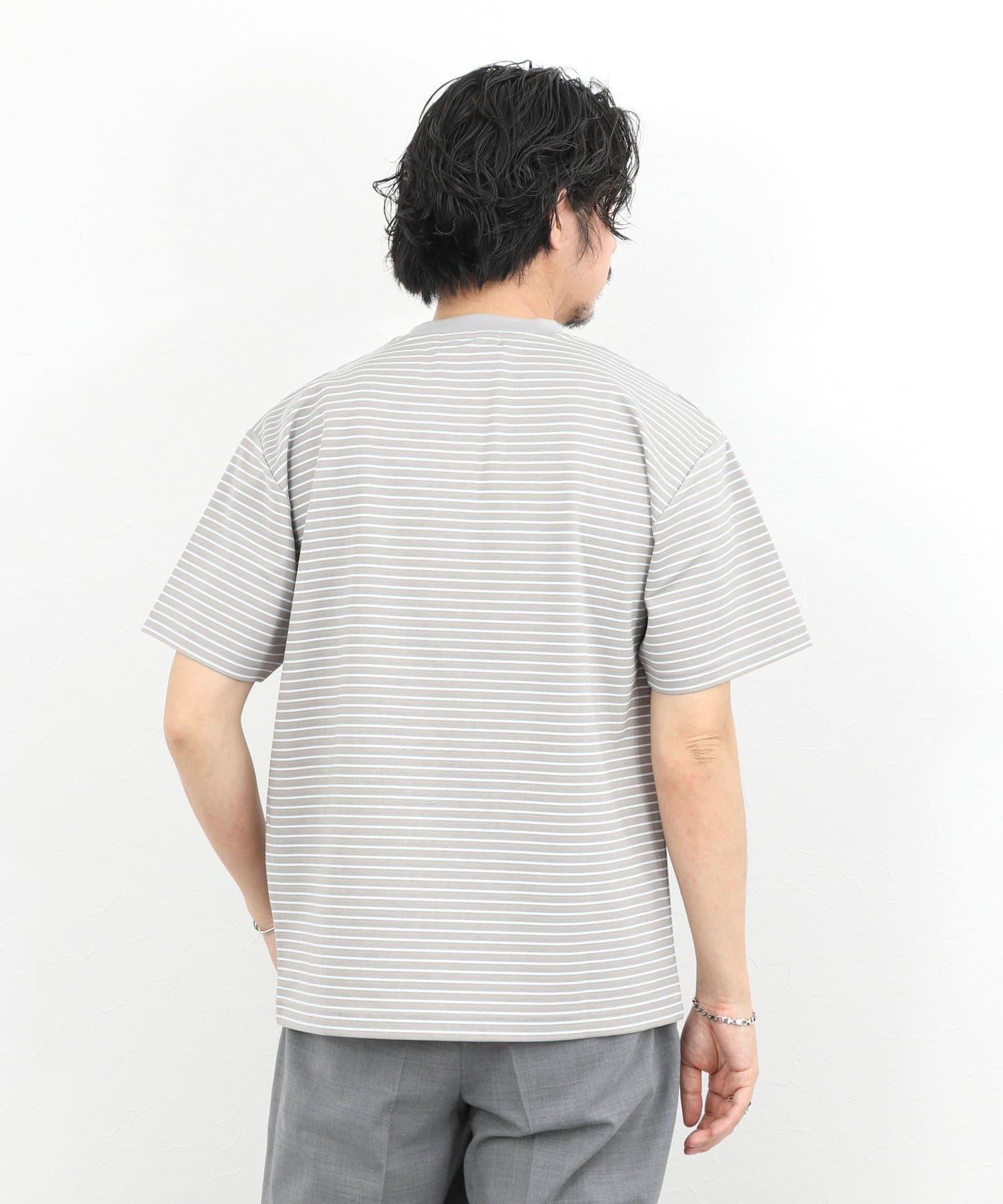 NOLLEY'S(ノーリーズ) シルケットボーダーTシャツ