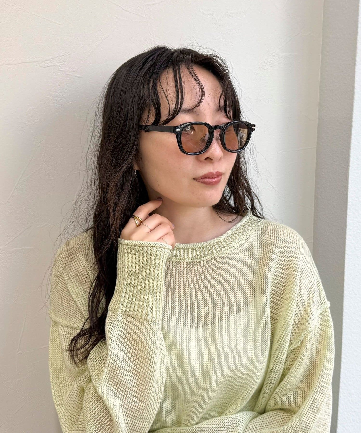 FREDY & GLOSTER(フレディ アンド グロスター) ブラックセルウエリントンサングラス