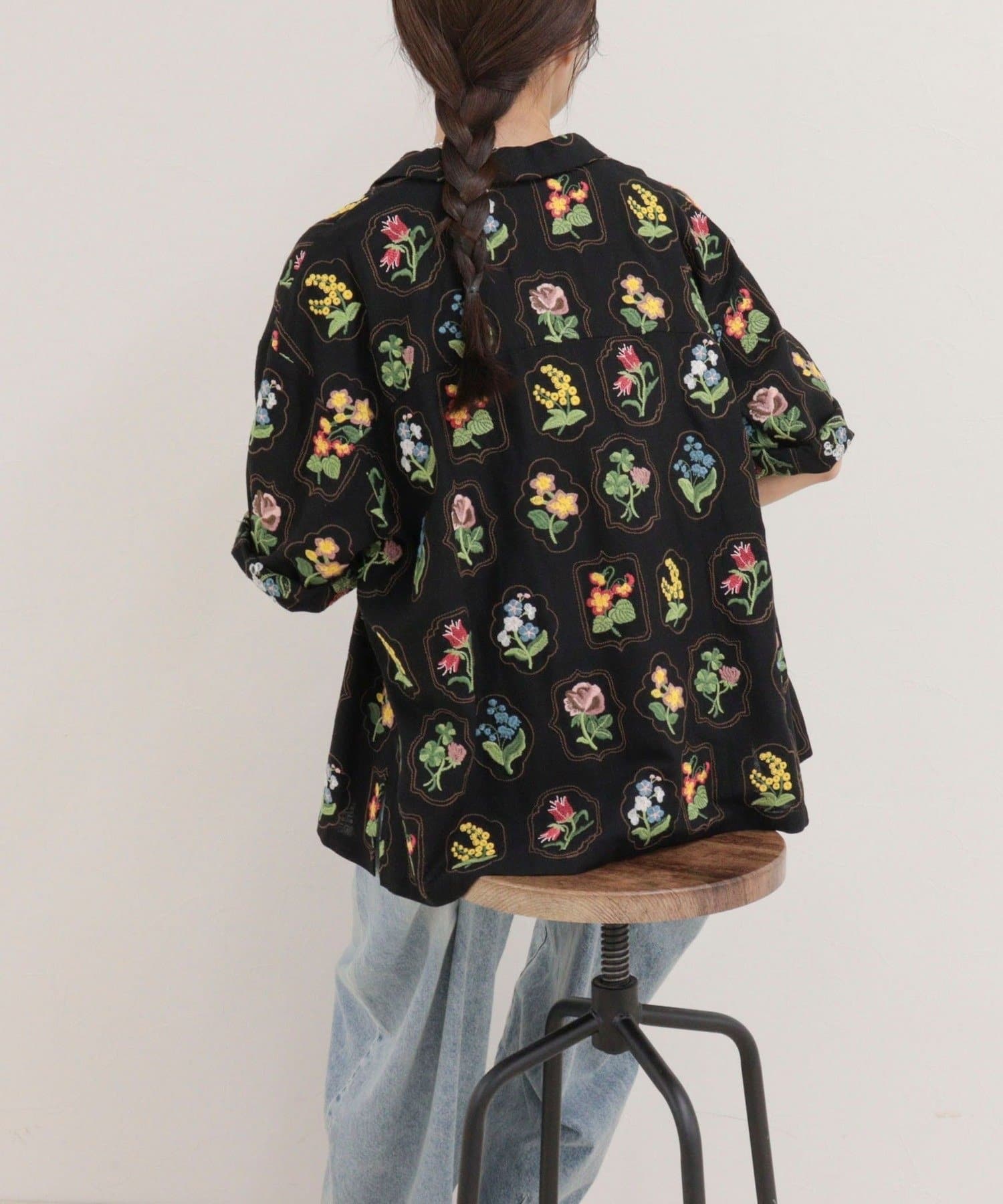 FREDY & GLOSTER(フレディ アンド グロスター) エンブロイダリージャケットシャツ