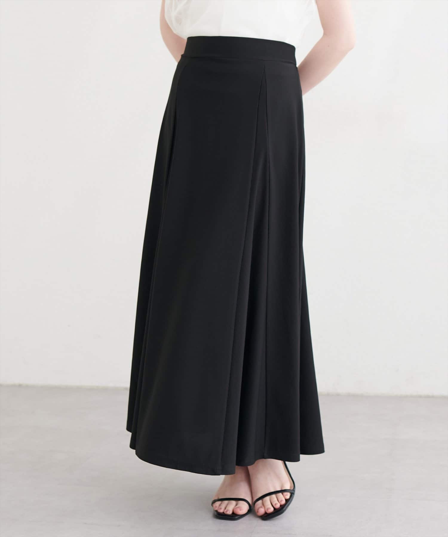 natural couture(ナチュラルクチュール) 美シルエットカットサーキュラースカート