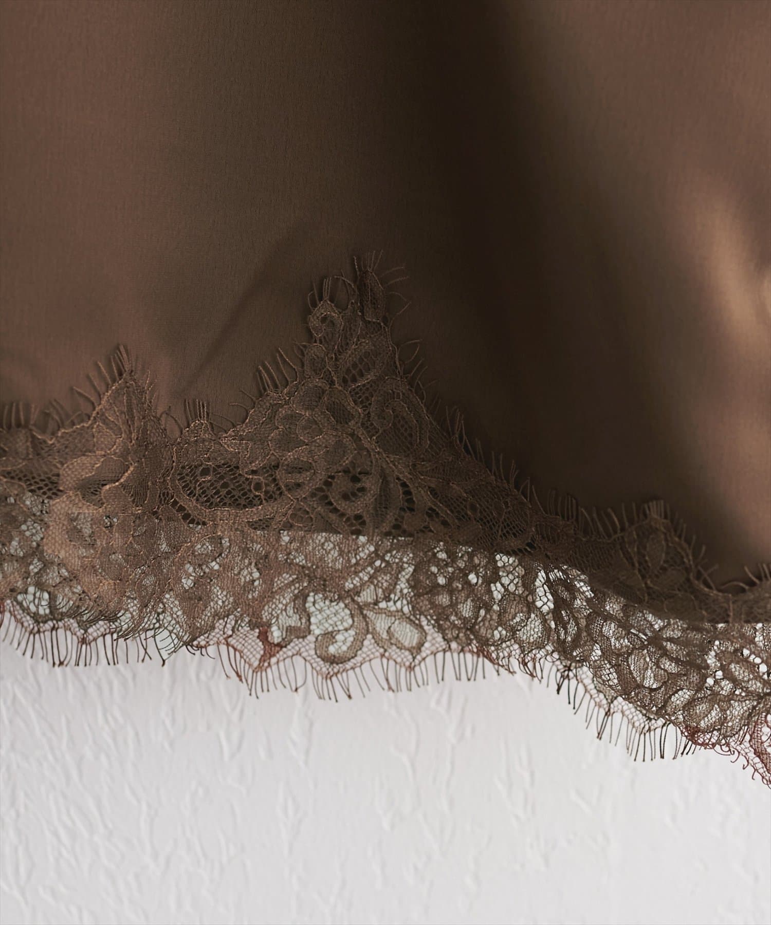 natural couture(ナチュラルクチュール) サテンレースキャミ