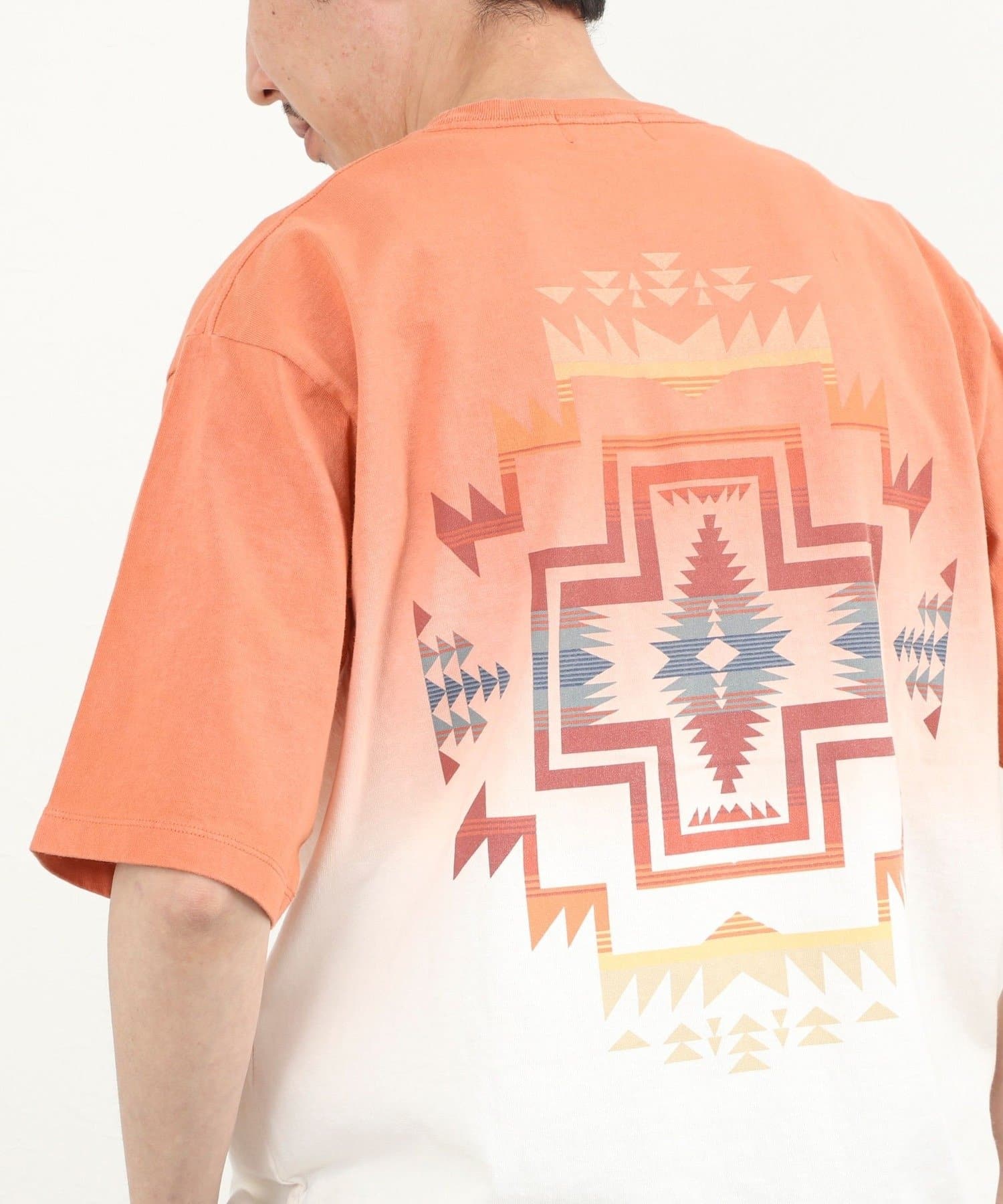 NOLLEY'S(ノーリーズ) 【PENDLETON】Gradation dye Back Print T