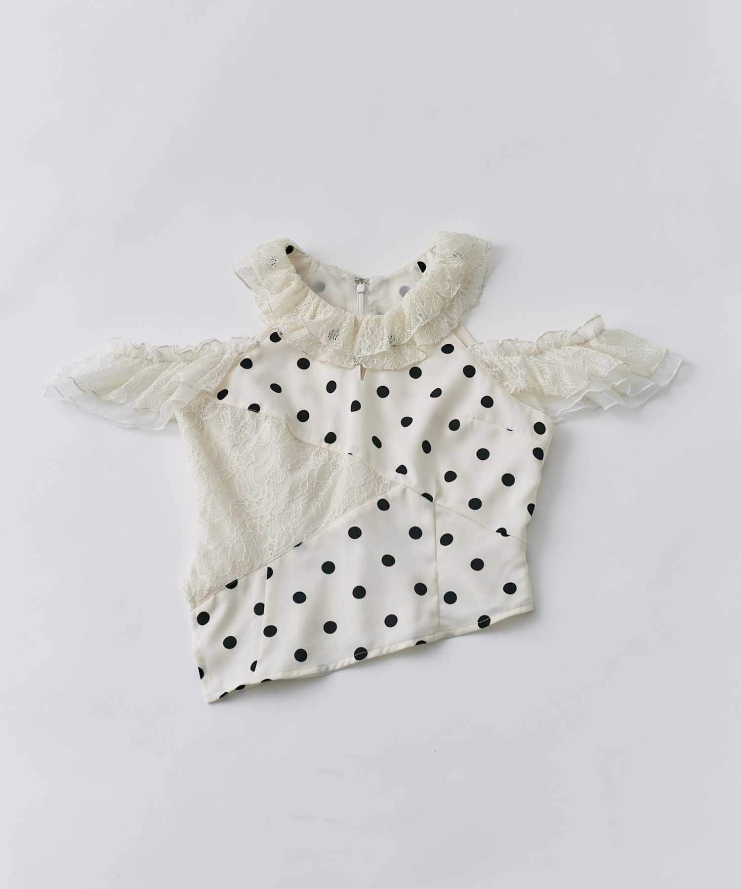 Belle Charme(ベルシャルム) Lace Collar Tops