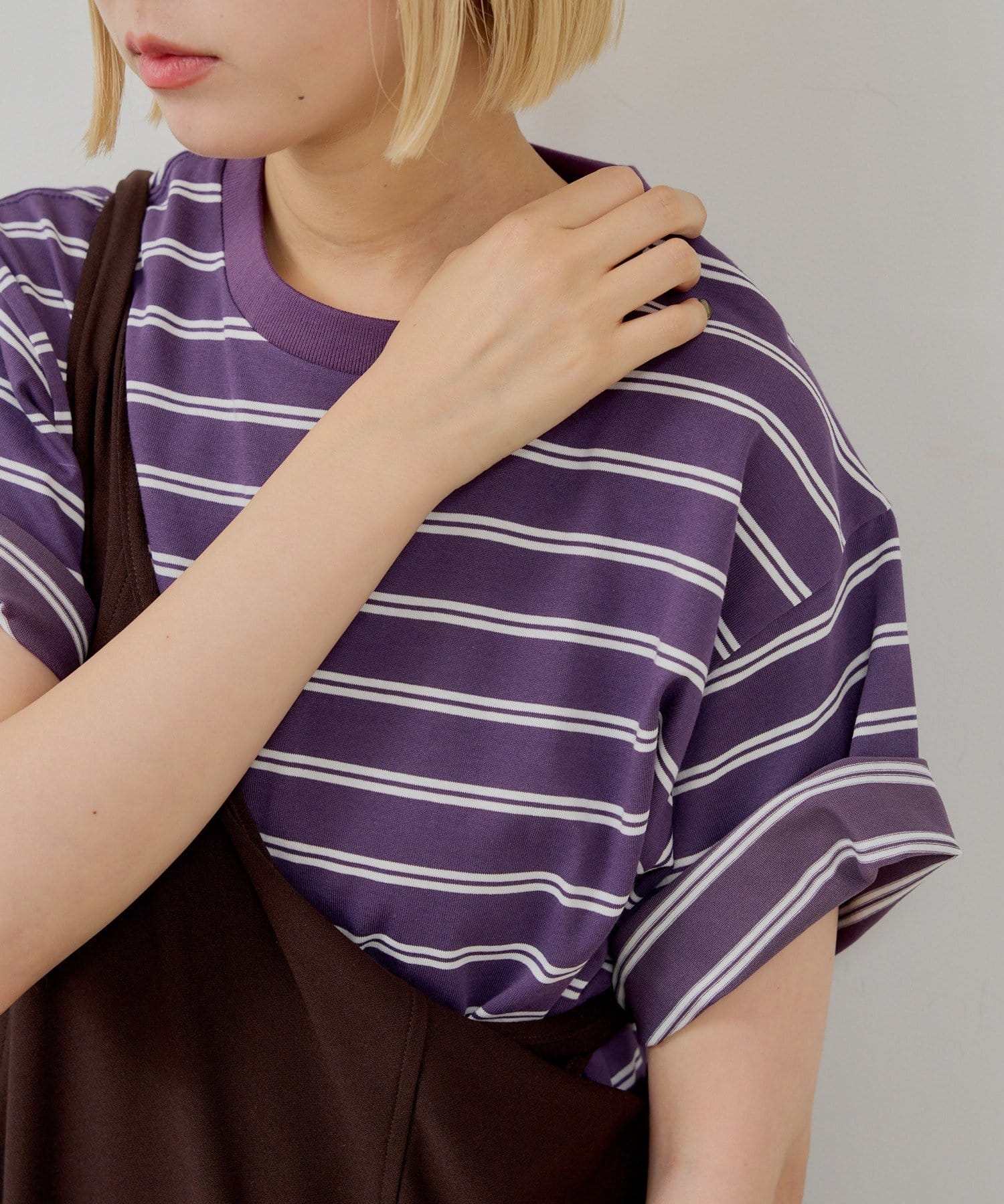 Kastane(カスタネ) 【WHIMSIC/2サイズ展開】ボーダーTシャツ