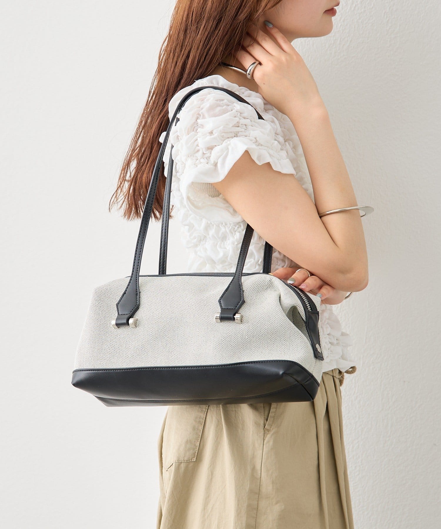 mystic(ミスティック) WハンドルワイドボストンコンビBAG