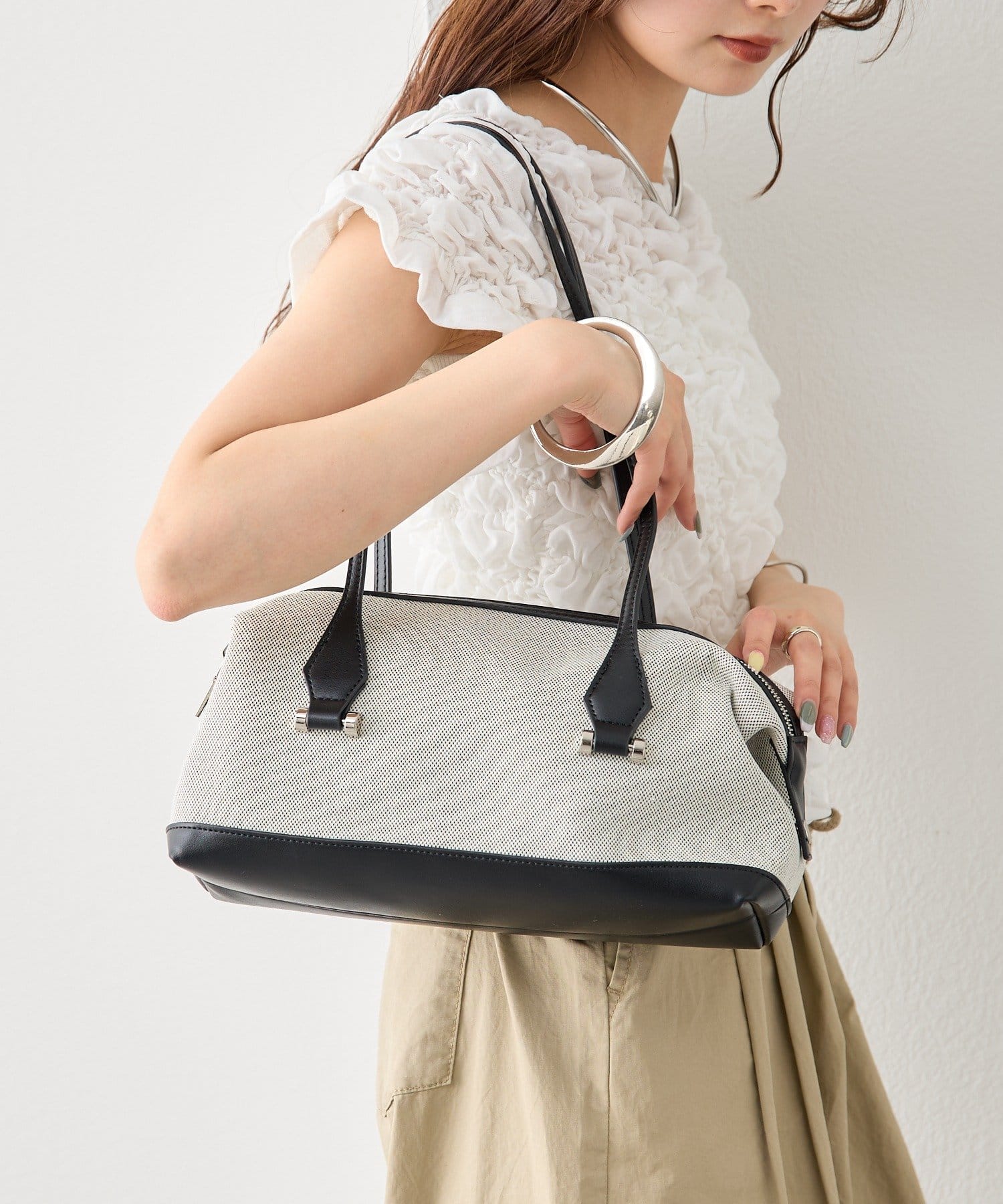 mystic(ミスティック) WハンドルワイドボストンコンビBAG