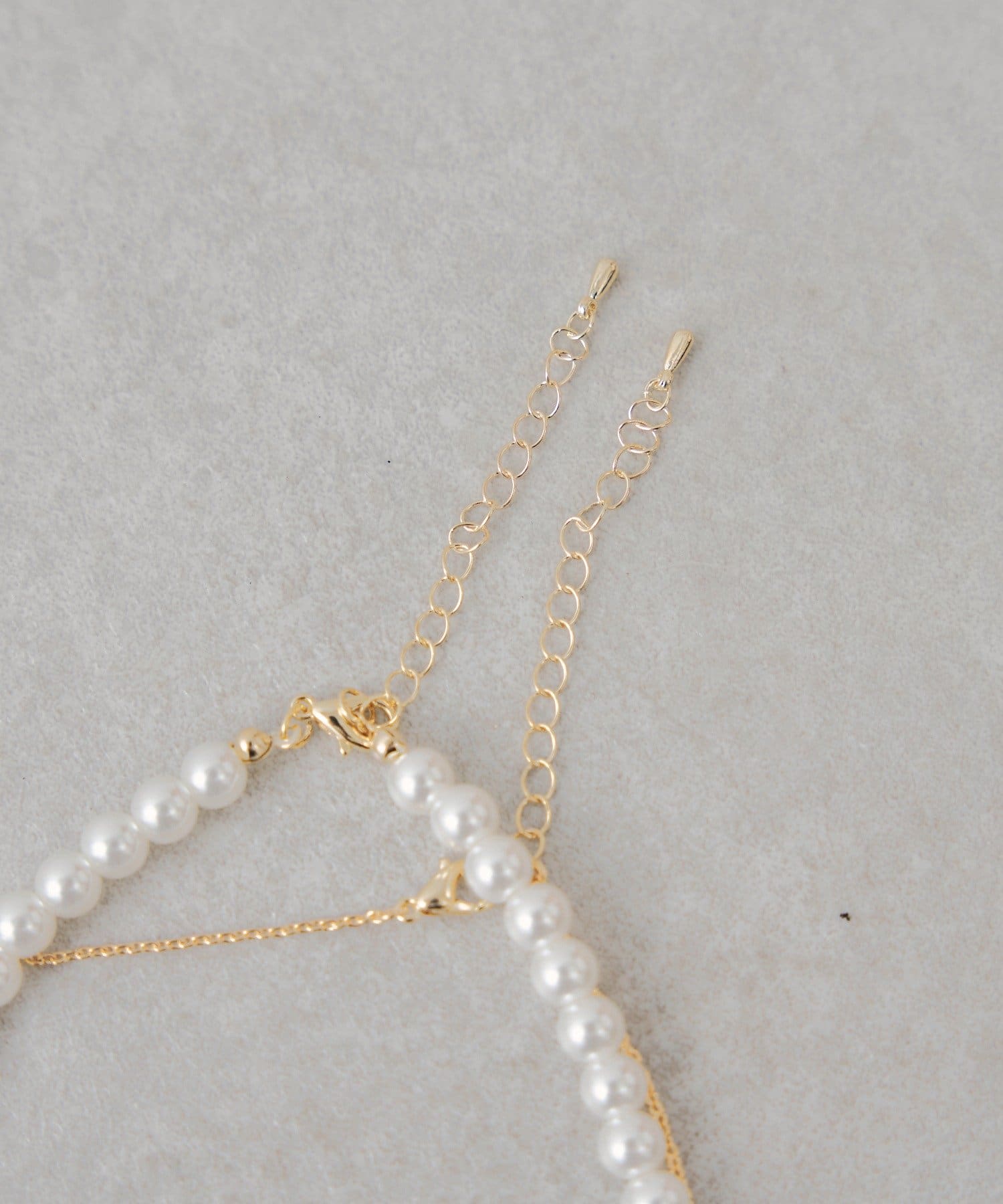 Chico(チコ) ロゴパール+ハートネックレスセット