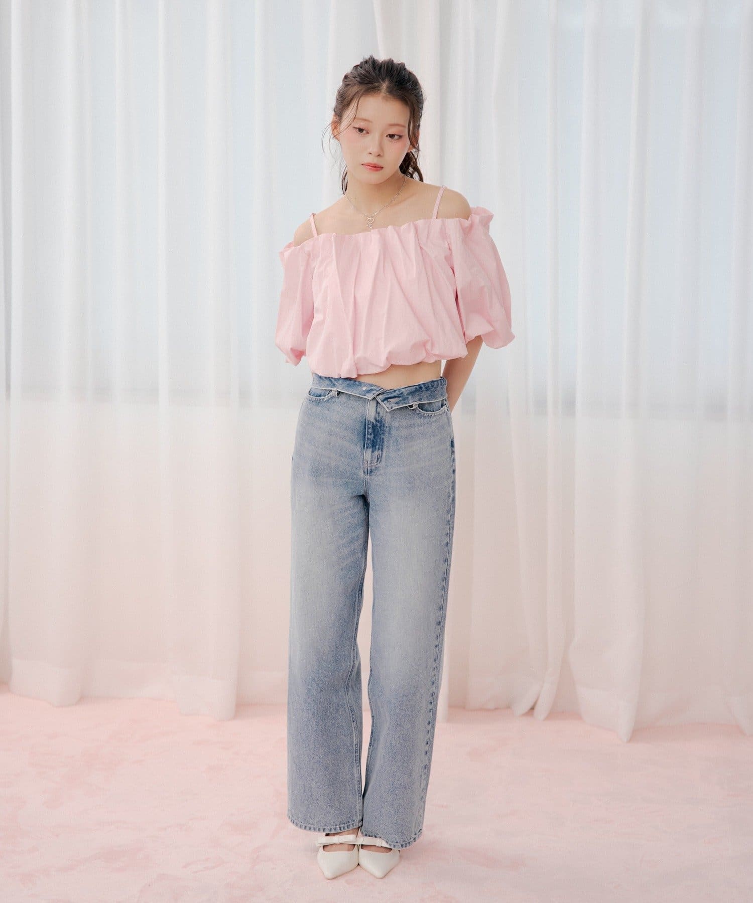 Chico(チコ) オフショルバルーンブラウス