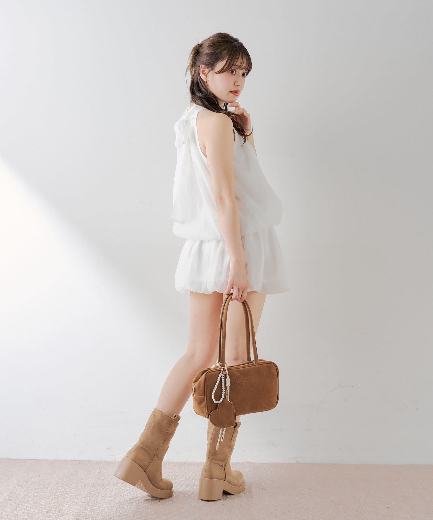 Chico(チコ) アメスリバルーンミニワンピ