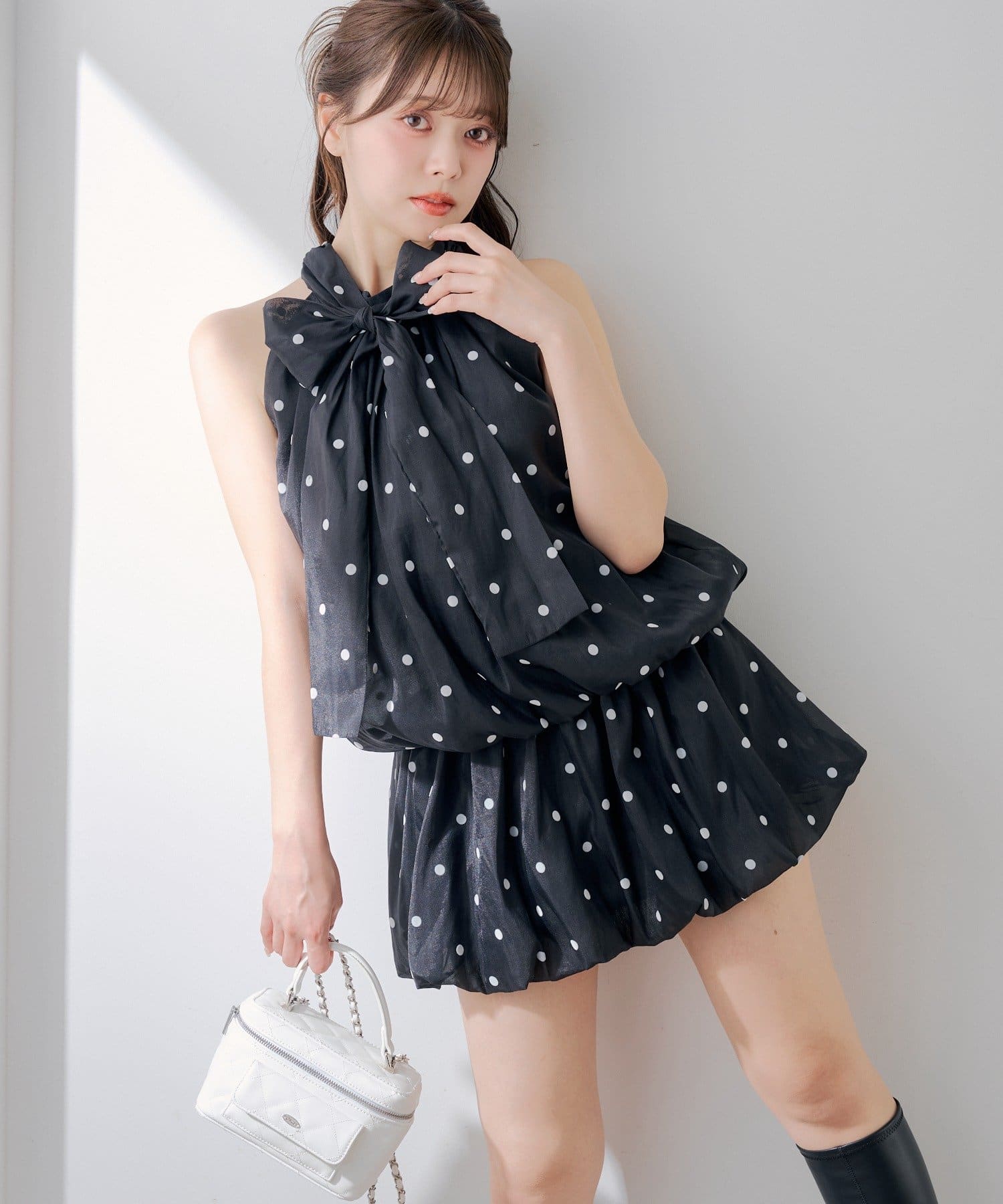 Chico(チコ) アメスリバルーンミニワンピ