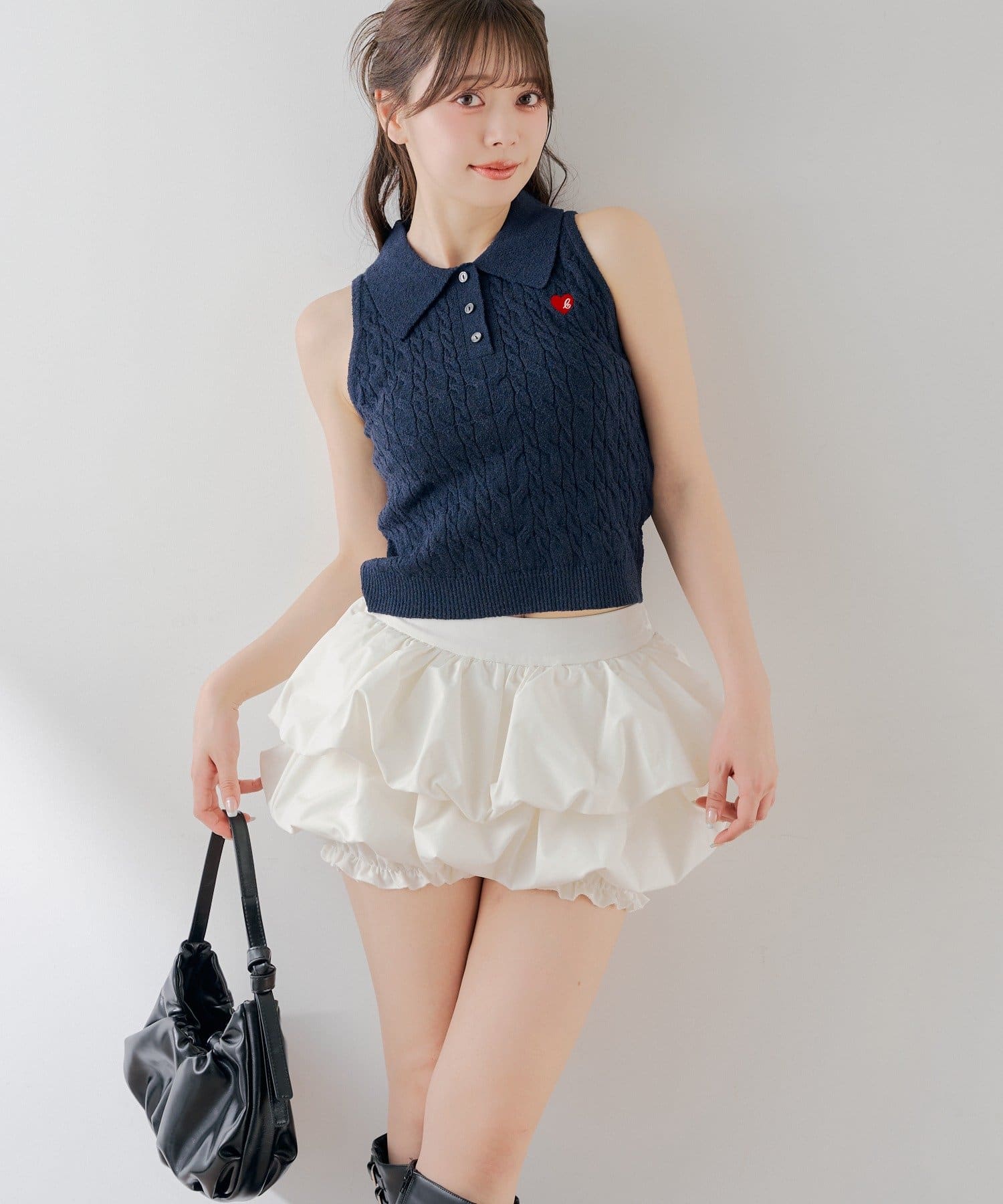 Chico(チコ) レイヤードバルーンティアードスカート