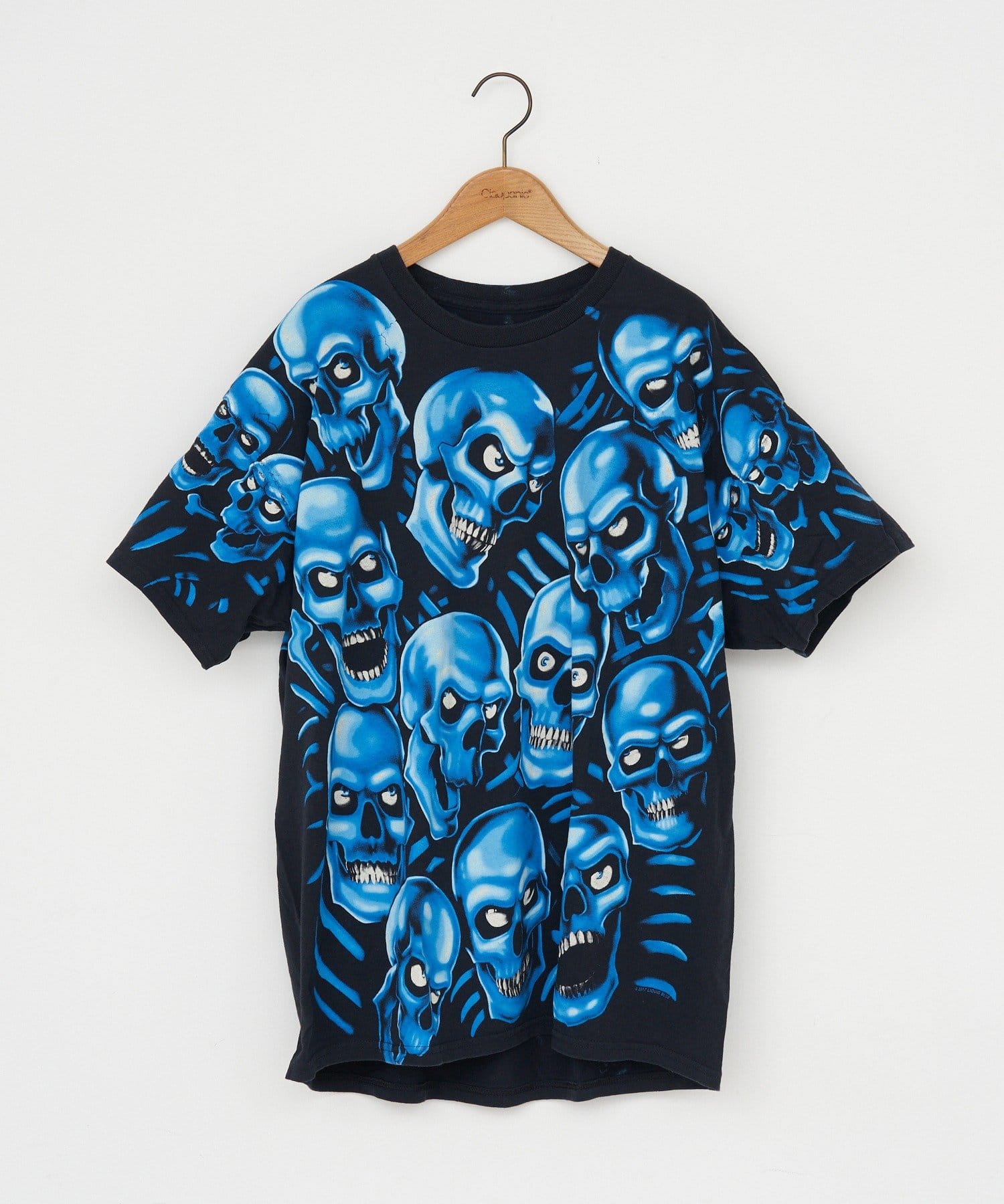 CIAOPANIC(チャオパニック) 【THRIFTY LOOK/スリフティールック】liquid blue skull tee